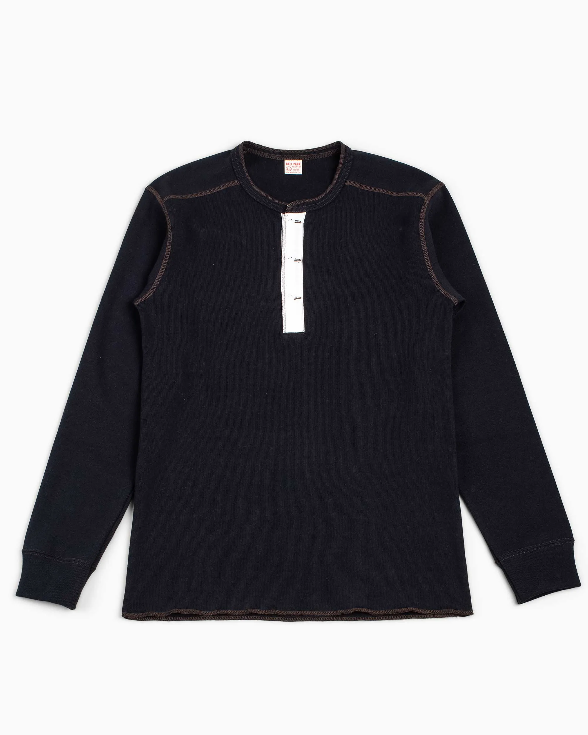 The Real McCoy's MC16117 Union Shirt Long Sleeve Black sold by Lost & Found