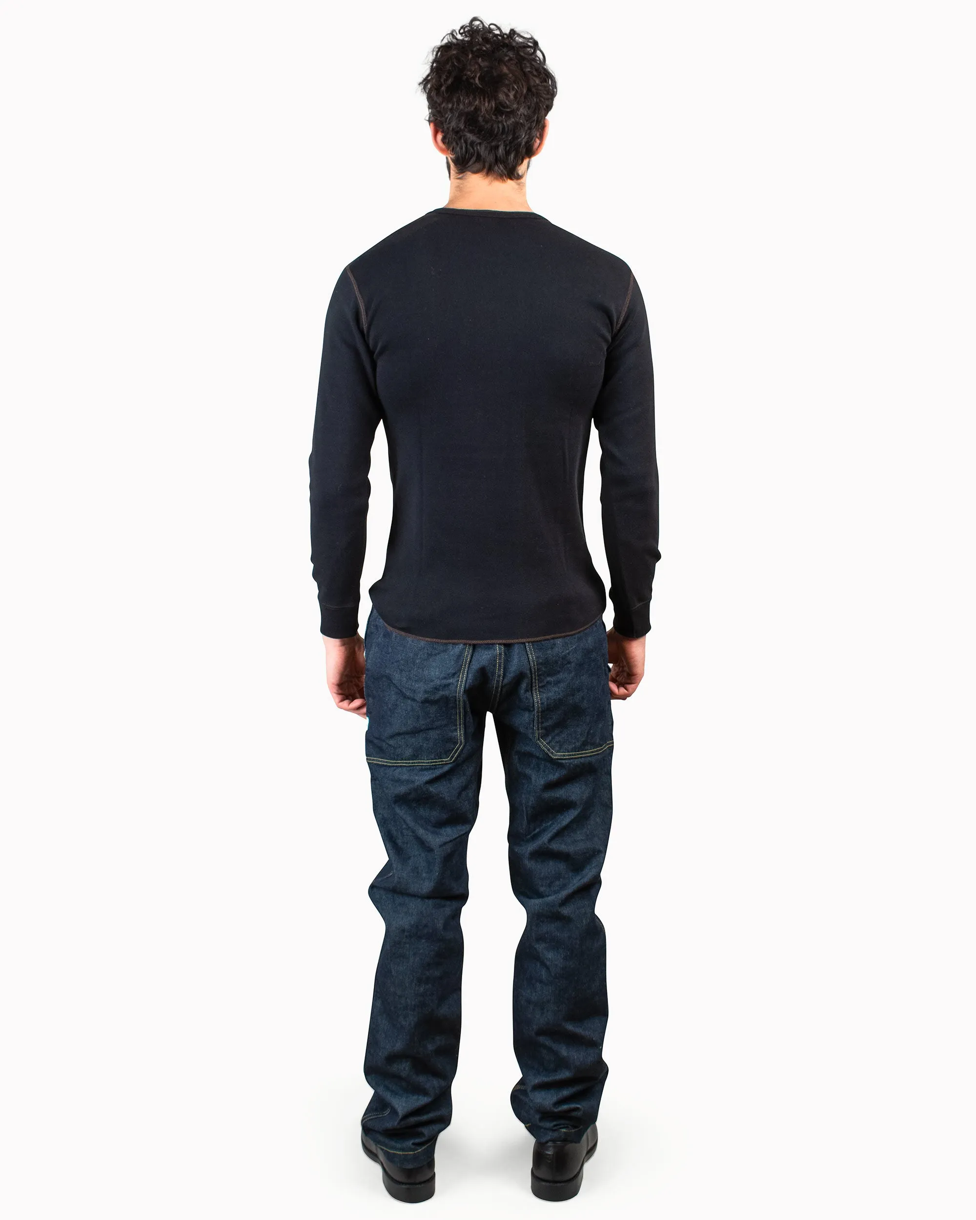 The Real McCoy's MC16117 Union Shirt Long Sleeve Black sold by Lost & Found product image thumbnail 3