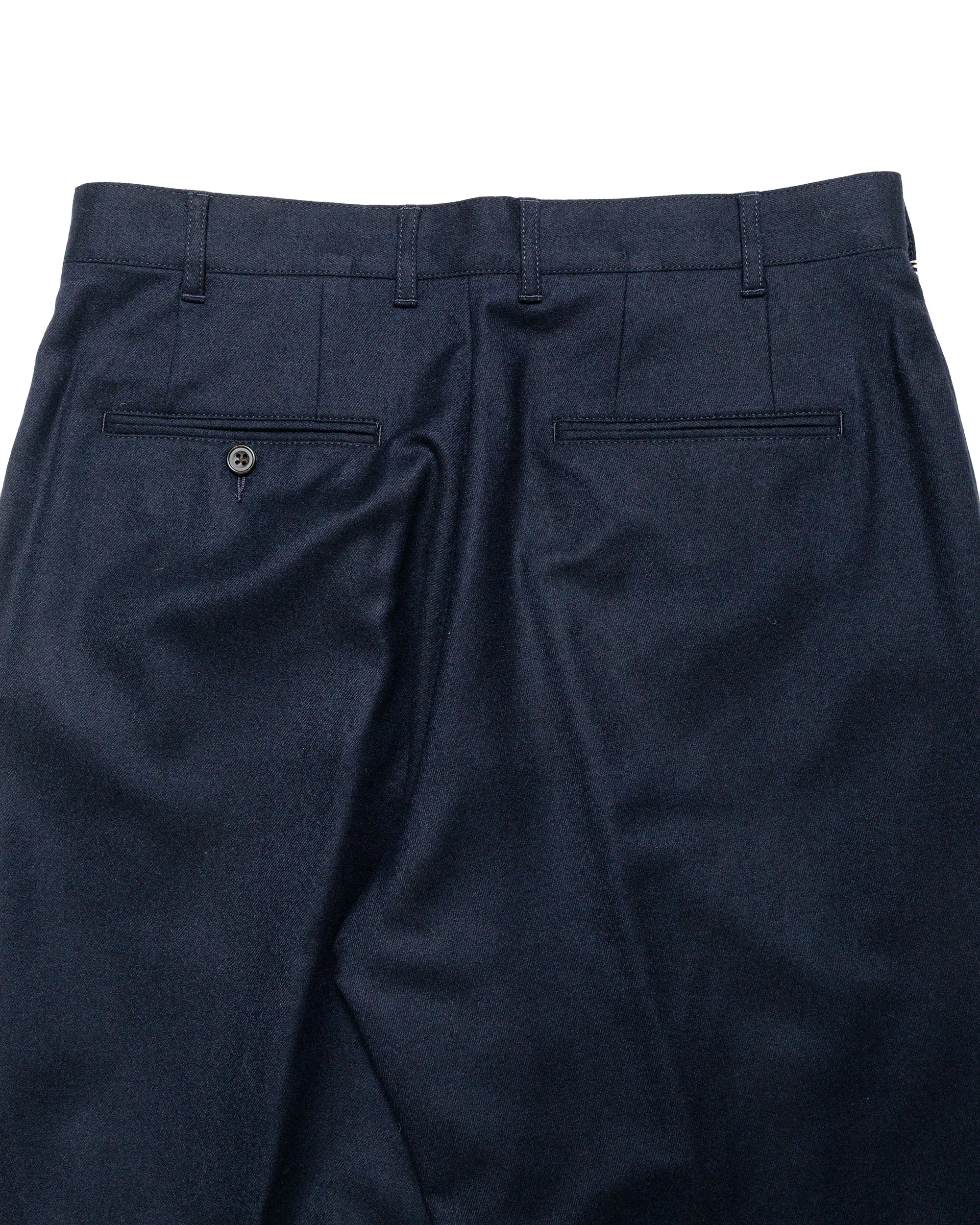 Beams Plus 2Pleats Flannel Navy sold by Lost & Found product image thumbnail 5