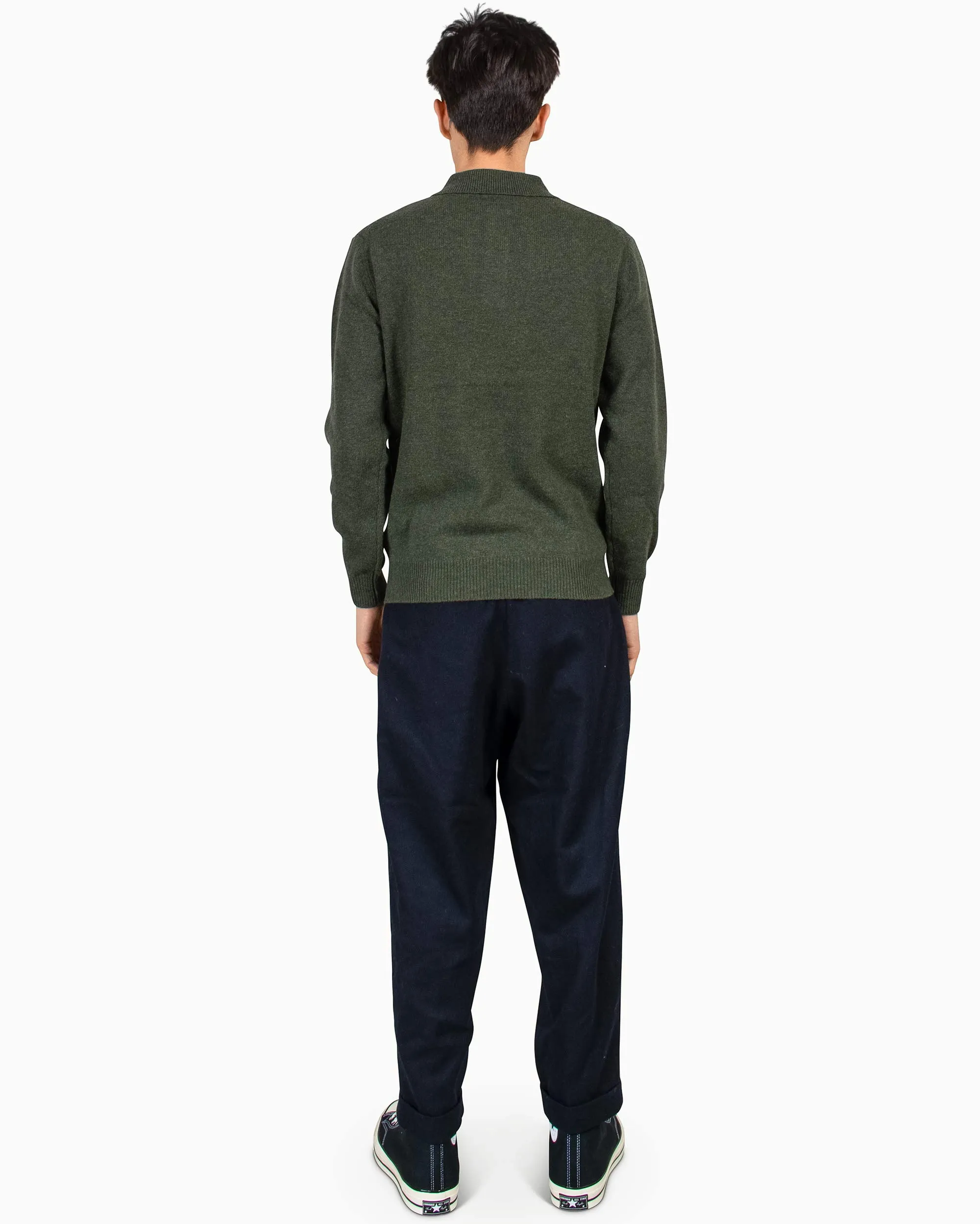 Beams Plus Knit Polo 9G Green sold by Lost & Found product image thumbnail 4
