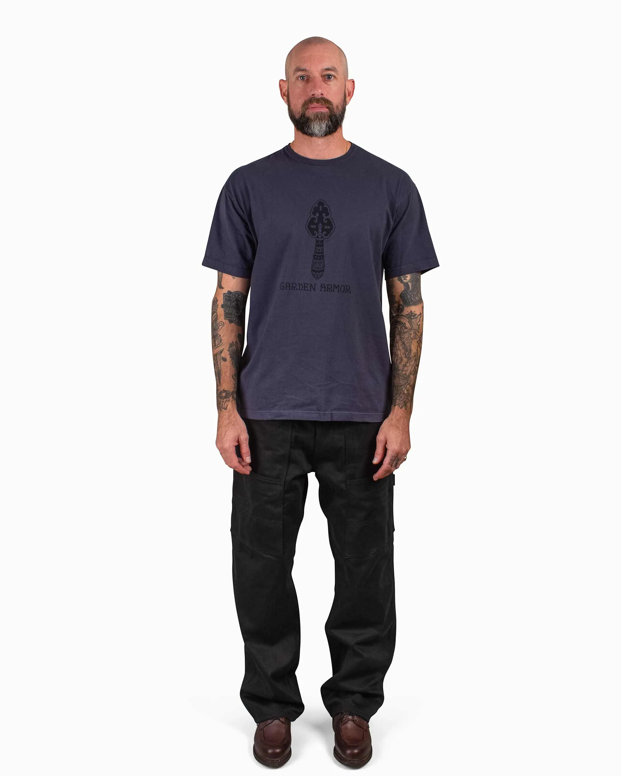 Sassafras Fall Leaf Tough Pants Work Satin Black sold by Lost & Found product image thumbnail 2