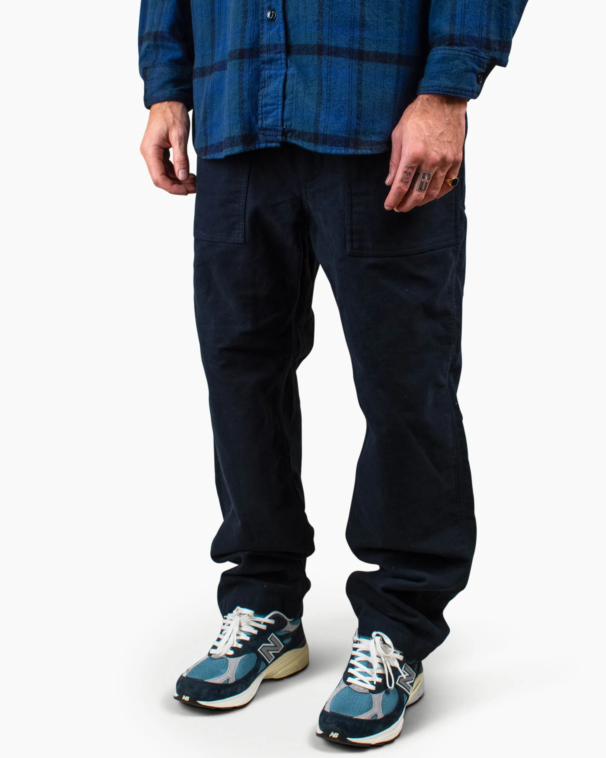 Engineered Garments Fatigue Pant Dark Navy Cotton Moleskin sold by Lost & Found product image thumbnail 4