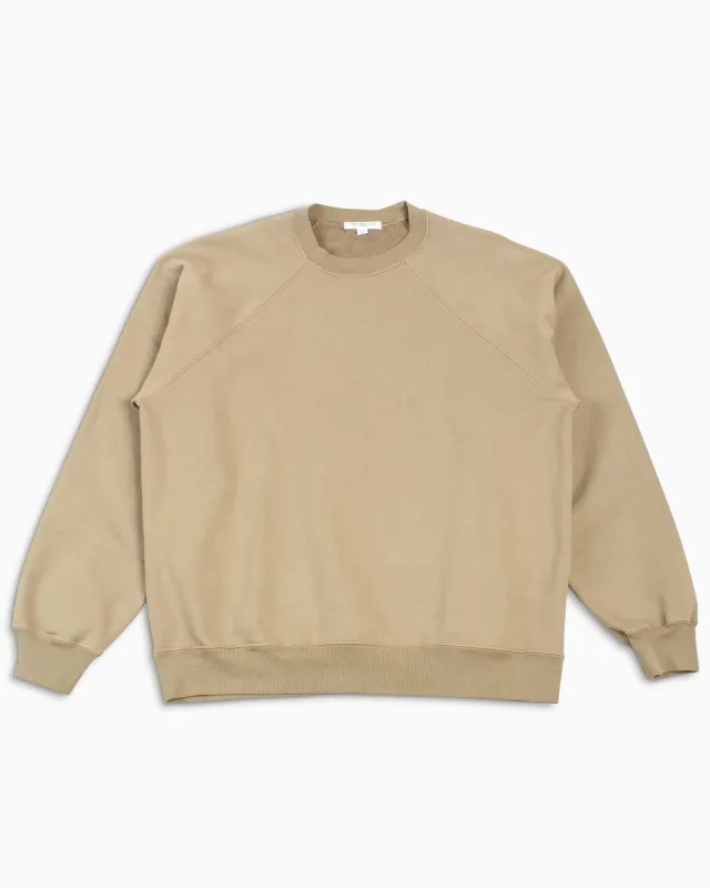 Lady White Co. Super Weighted Raglan Sweatshirt Dark Sand sold by Lost & Found