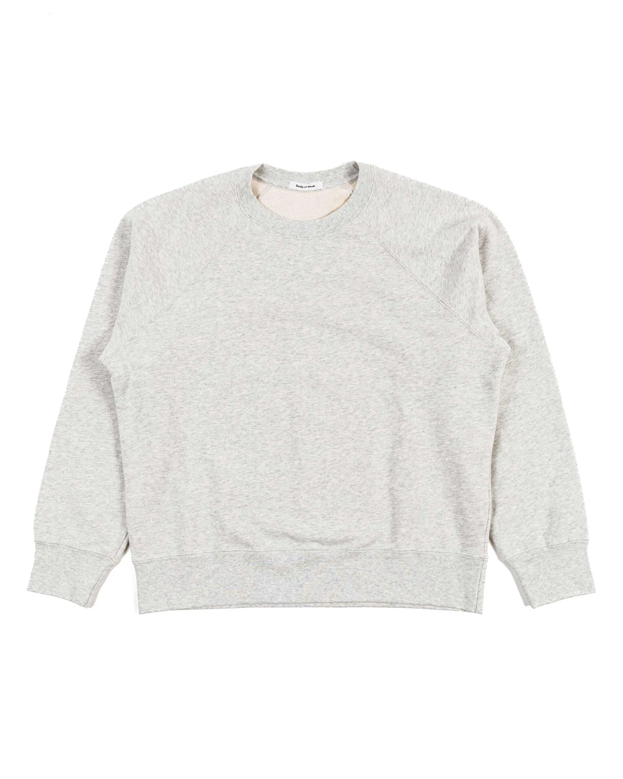 Body of Work Aster Raglan Sweatshirt Ash sold by Lost & Found