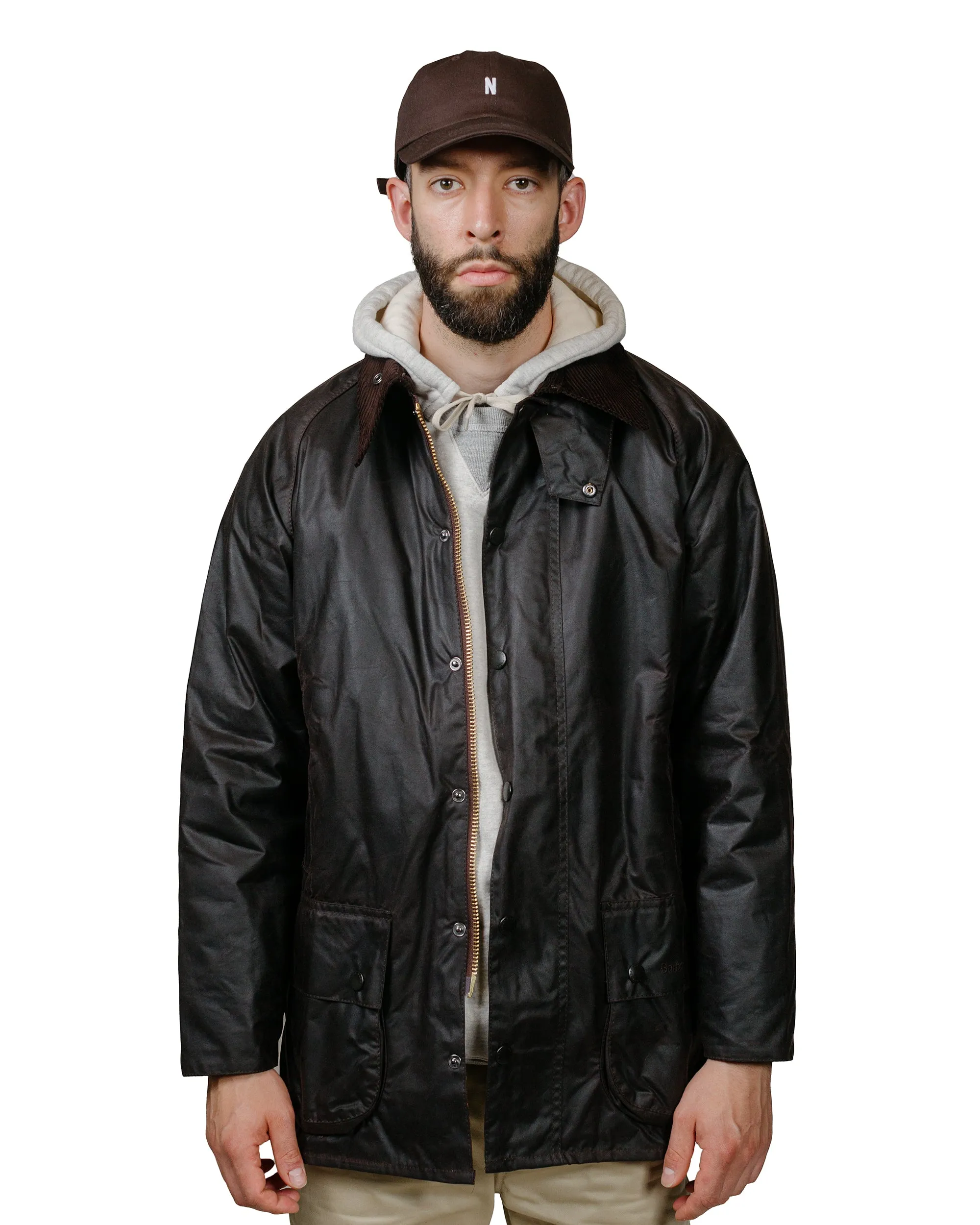 Barbour Bedale Wax Jacket Rustic sold by Lost & Found product image thumbnail 2