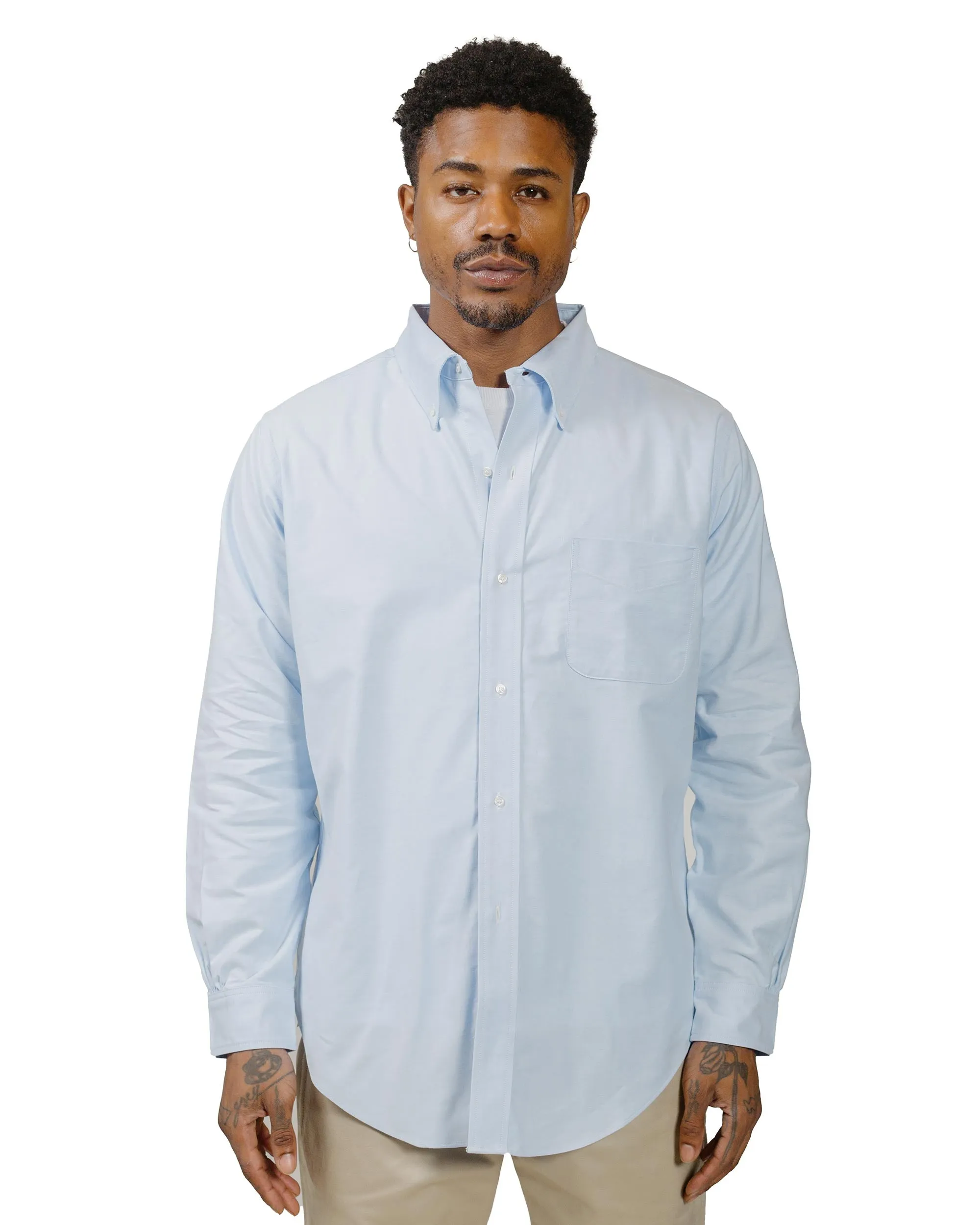 The Real McCoy's MS22008 Joe McCoy Button Down Shirt Light Blue sold by Lost & Found product image thumbnail 2