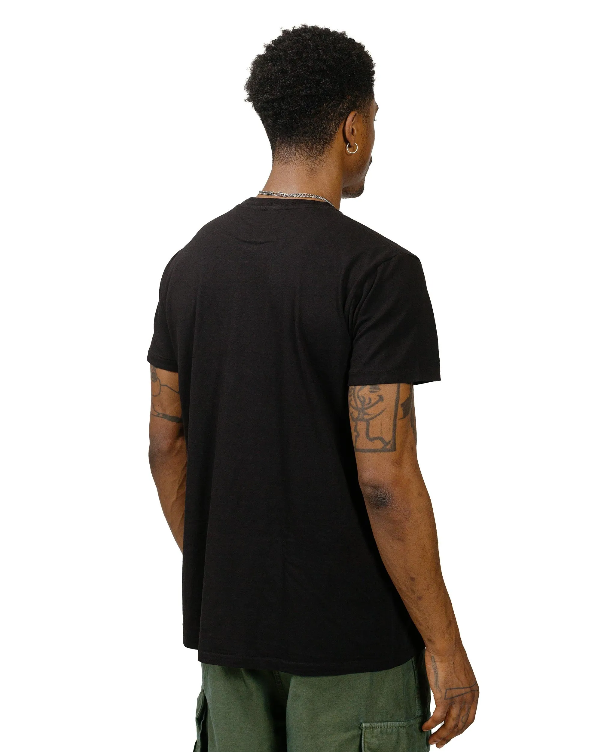 Velva Sheen 2PAC S/S C/N Tee w/PKT Black sold by Lost & Found product image thumbnail 4