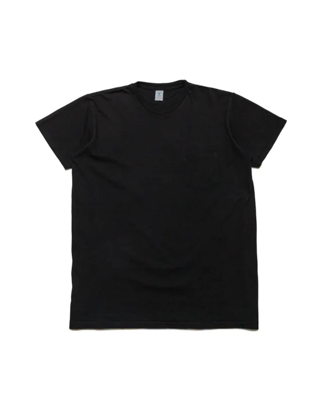 Velva Sheen 2PAC S/S C/N Tee w/PKT Black sold by Lost & Found