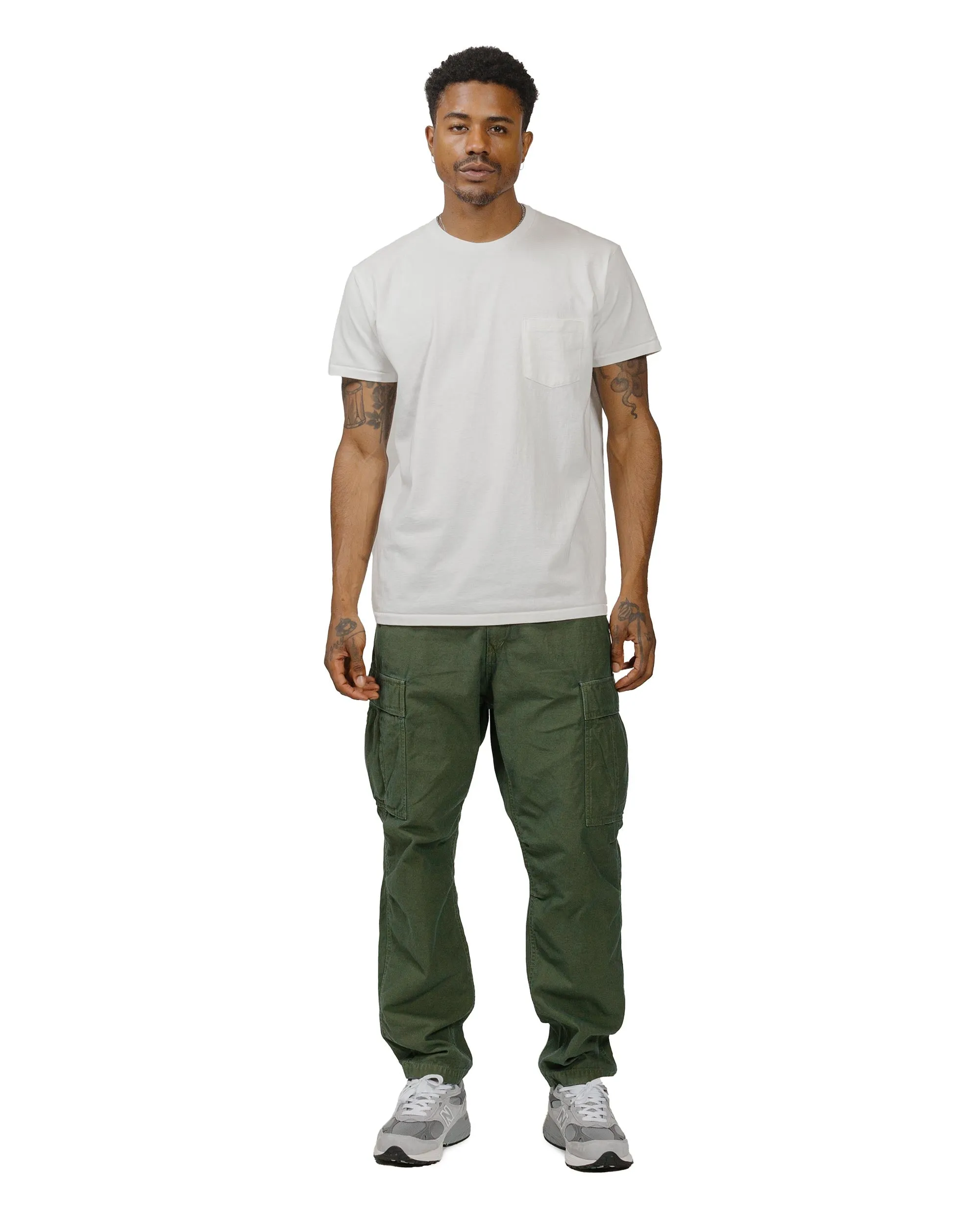 Velva Sheen 2PAC S/S C/N Tee w/PKT White sold by Lost & Found product image thumbnail 4