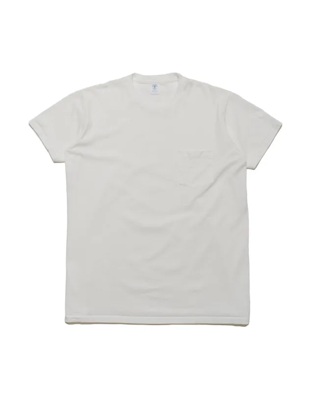 Velva Sheen 2PAC S/S C/N Tee w/PKT White sold by Lost & Found