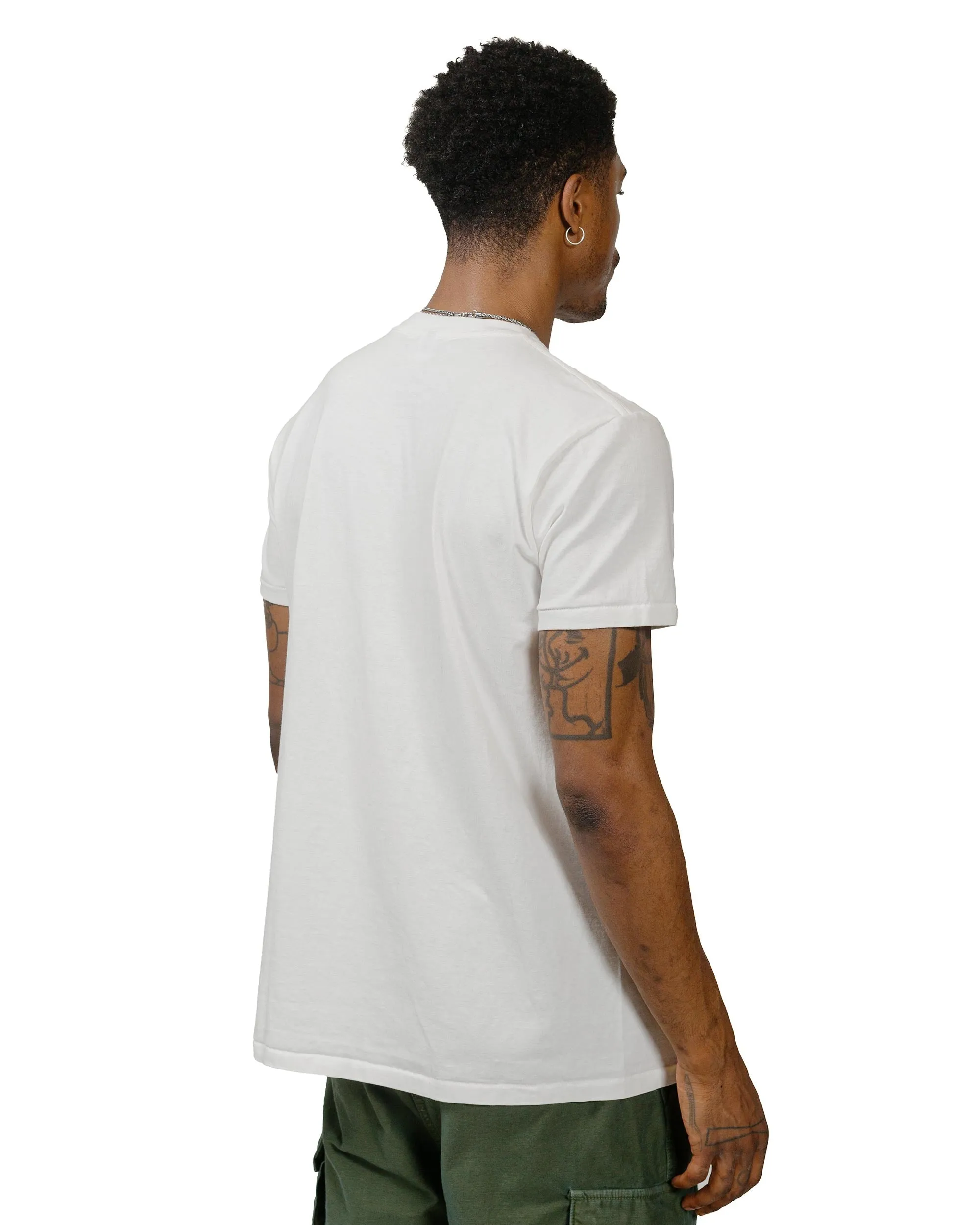 Velva Sheen 2PAC S/S C/N Tee w/PKT White sold by Lost & Found product image thumbnail 3