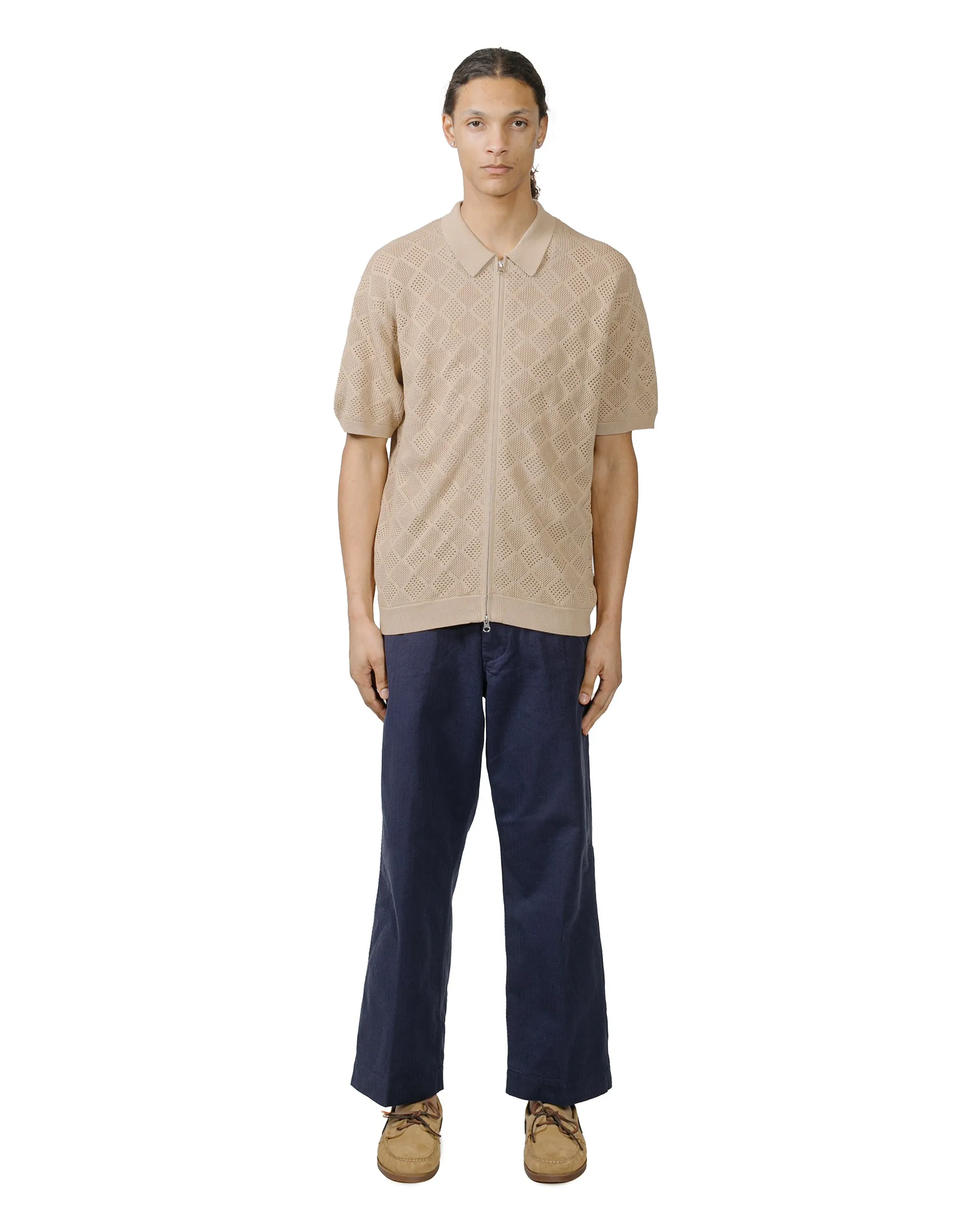 Beams Plus MIL Trousers Herringbone Navy sold by Lost & Found product image thumbnail 4