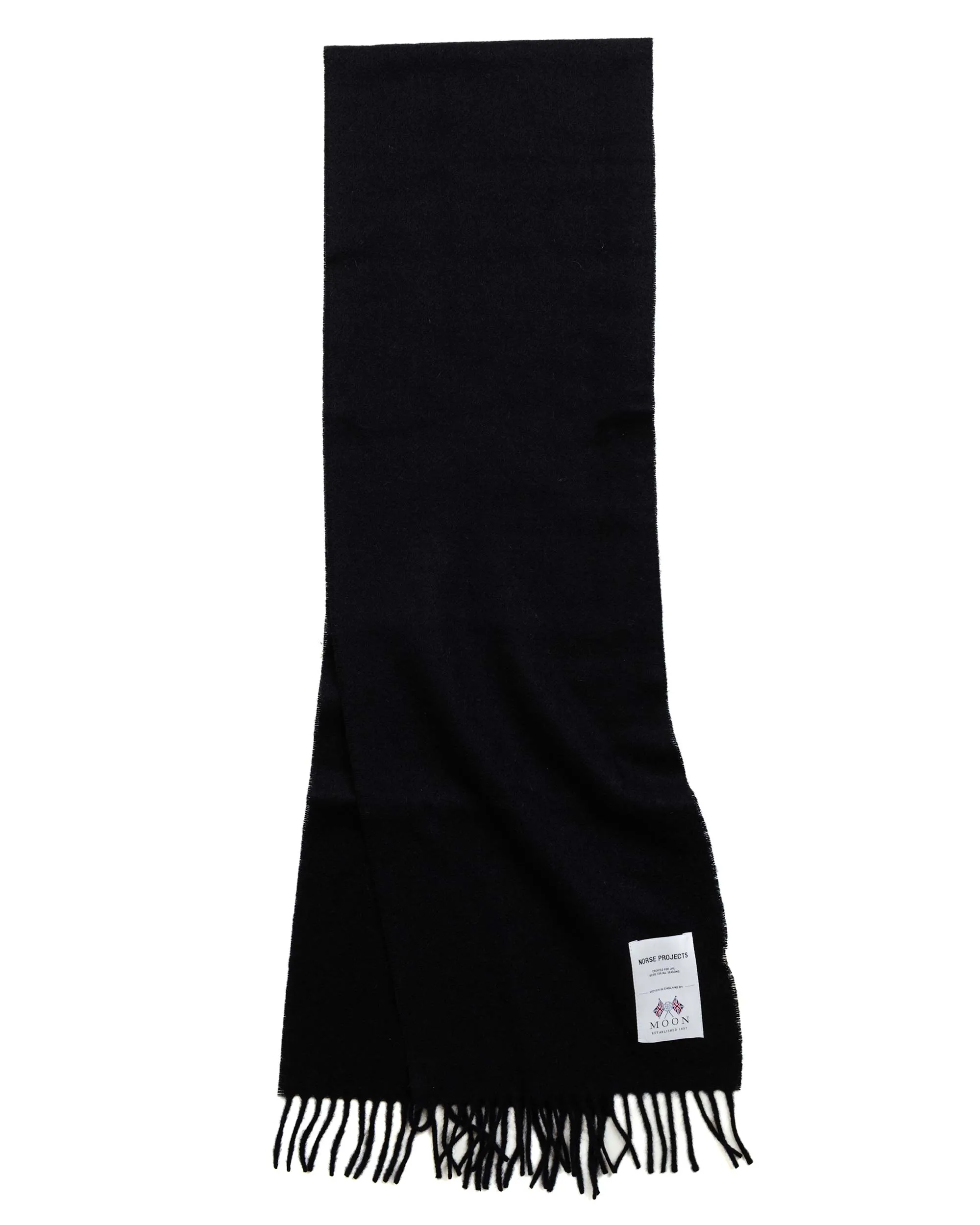 Norse Projects Moon Lambswool Scarf Dark Navy sold by Lost & Found