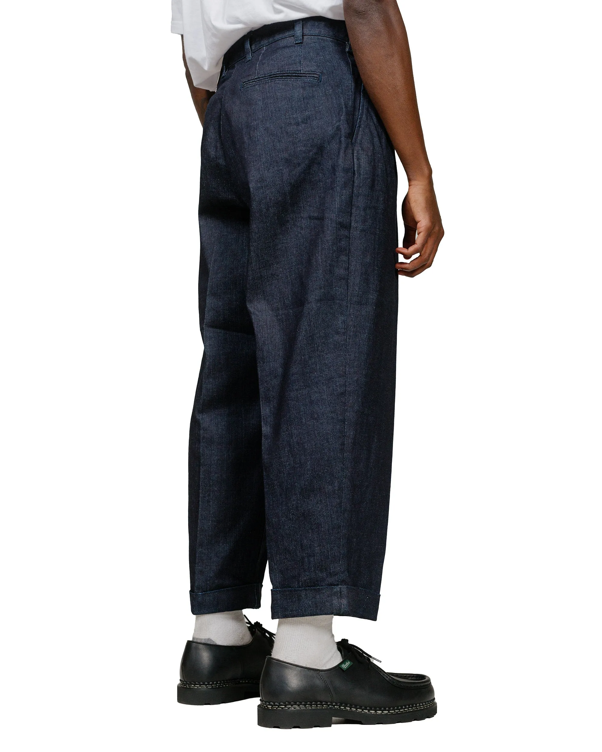 Beams Plus 2Pleats Denim Indigo sold by Lost & Found product image thumbnail 3