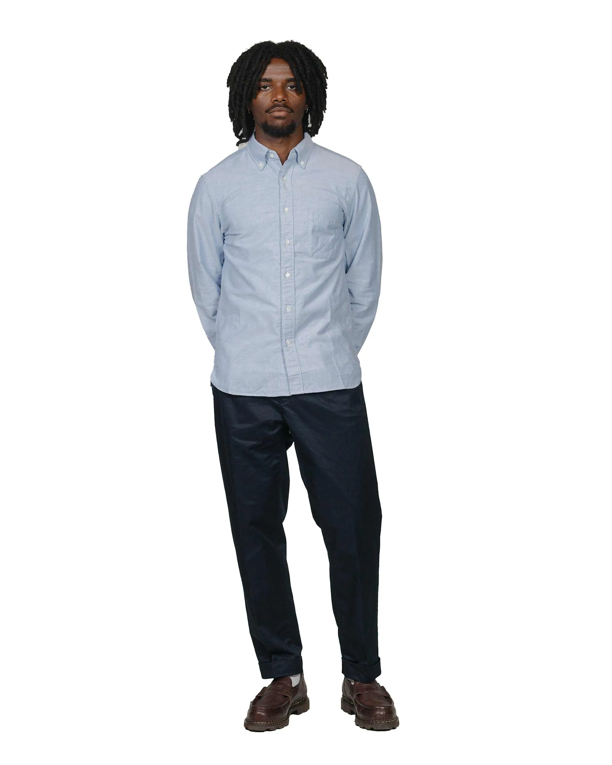 Beams Plus B.D. Oxford Blue sold by Lost & Found product image thumbnail 4