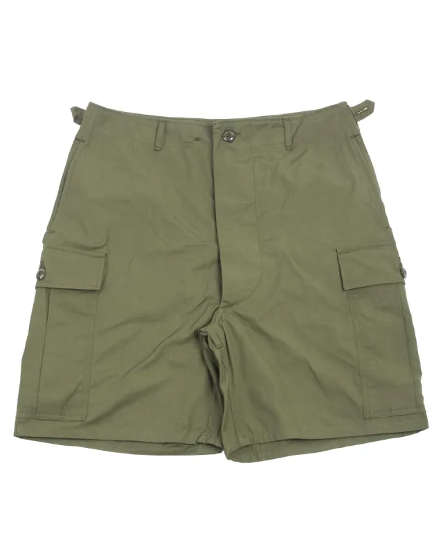 The Real McCoy's MP22005 Jungle Fatigue Shorts (Model 220) Olive sold by Lost & Found