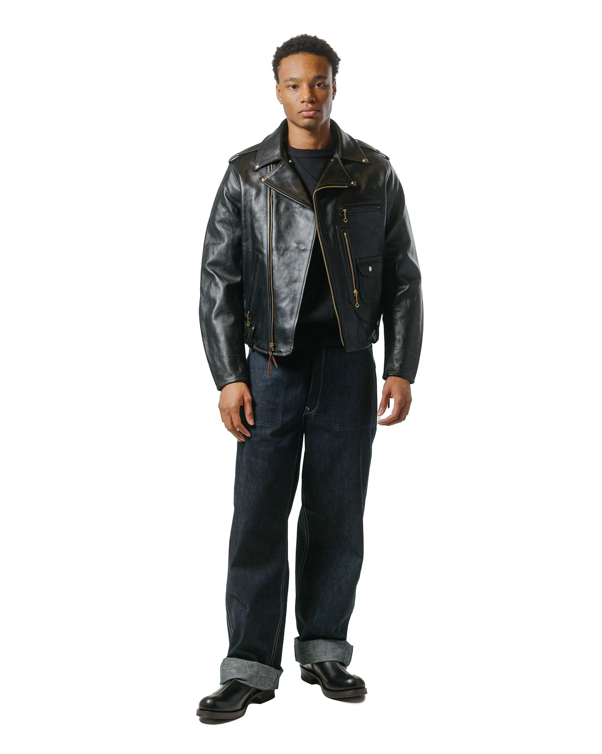 The Real McCoy's BJ21101 Buco J-24 Jacket Black sold by Lost & Found product image thumbnail 4