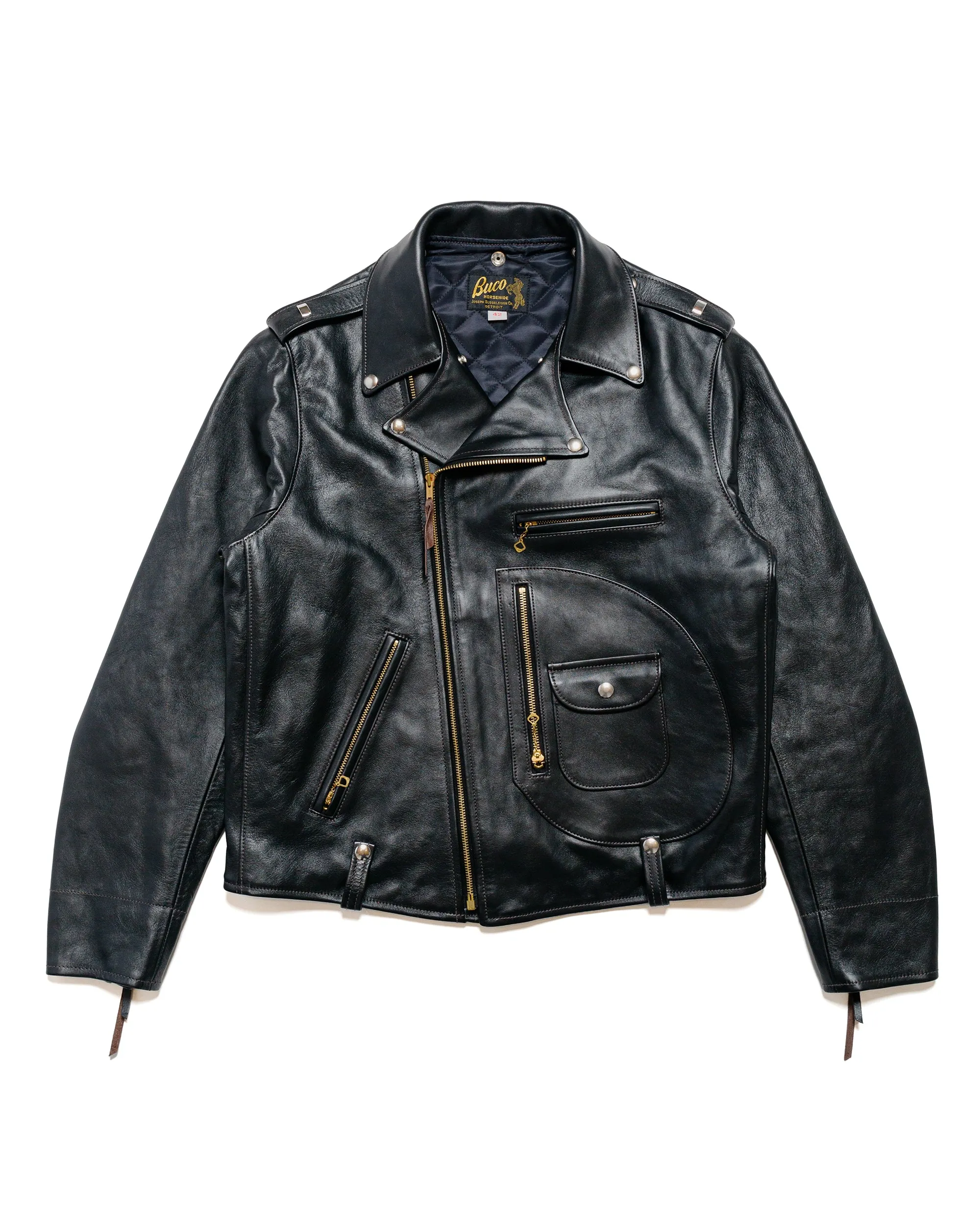 The Real McCoy's BJ21101 Buco J-24 Jacket Black sold by Lost & Found