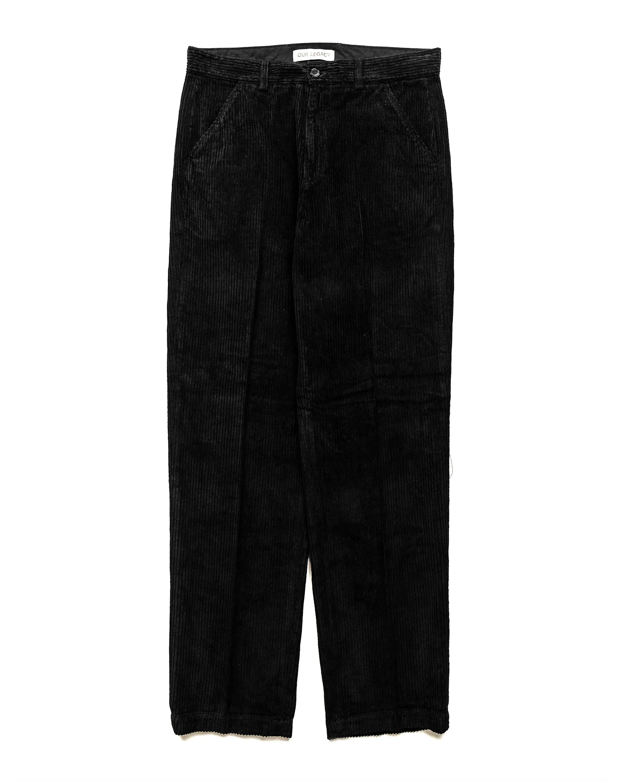 Our Legacy Chino 22 Black Corduroy sold by Lost & Found