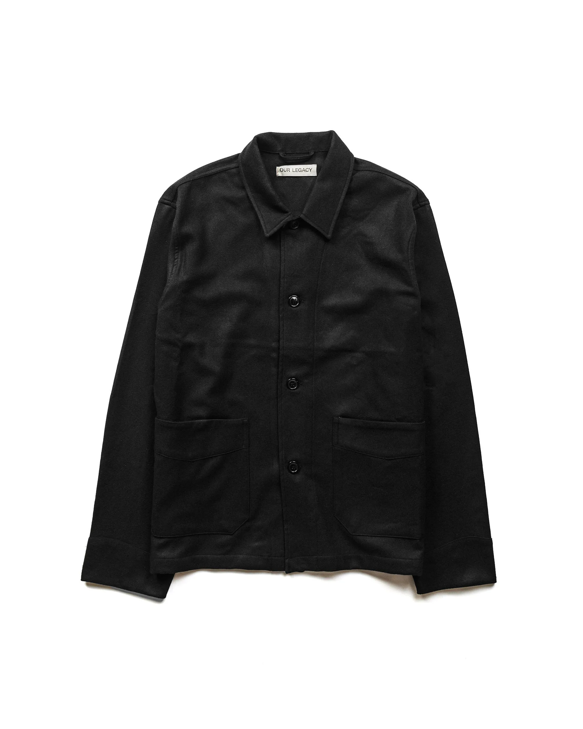 Our Legacy Archive Box Jacket Black Wool sold by Lost & Found