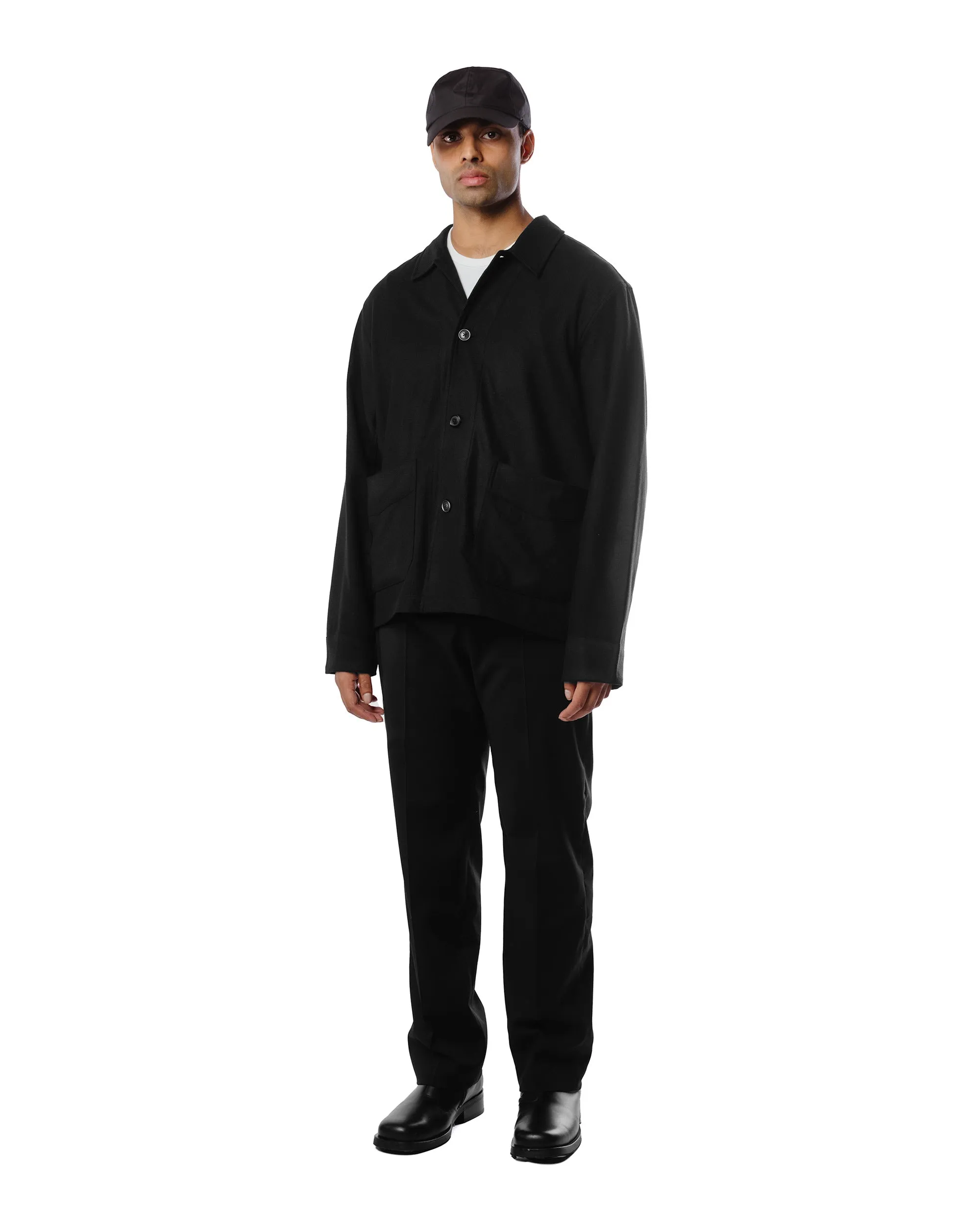 Our Legacy Archive Box Jacket Black Wool sold by Lost & Found product image thumbnail 2