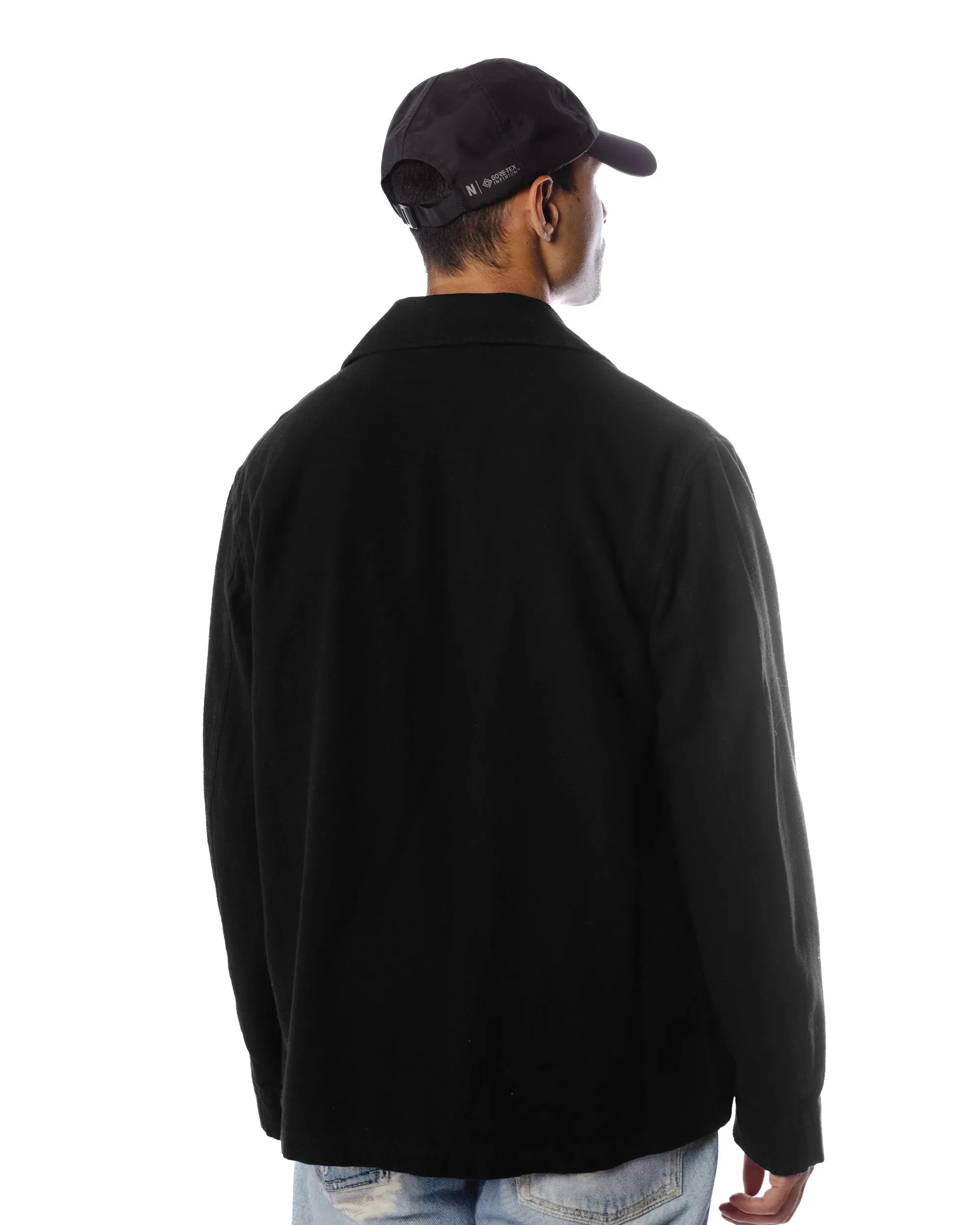 Our Legacy Evening Coach Jacket Black Brushed Cotton sold by Lost & Found product image thumbnail 4