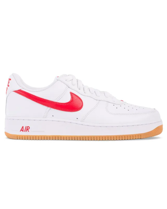 Nike Air Force 1 Low Retro 'Colour of the Month' White/University Red sold by Lost & Found