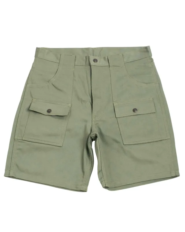 The Real McCoy's MP22013 Outdoor Utility Shorts / Pique Sage sold by Lost & Found