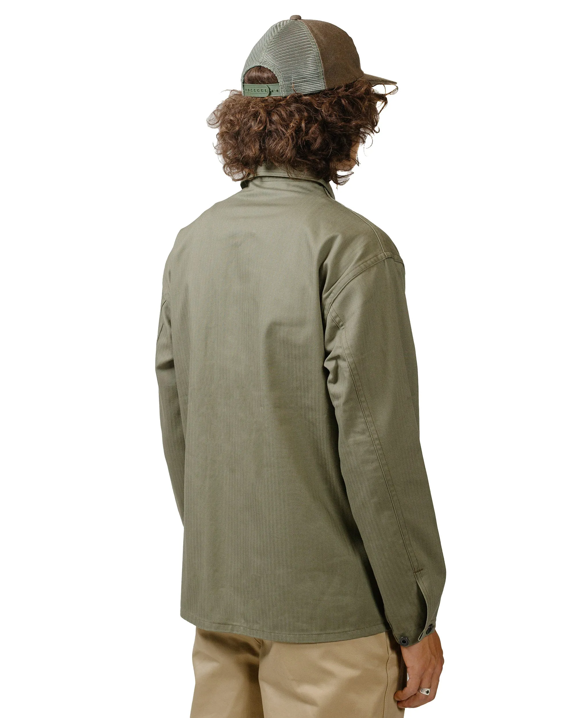 The Real McCoy's MJ22012 Jacket, Utility N-3 (Model 220) Olive sold by Lost & Found product image thumbnail 3