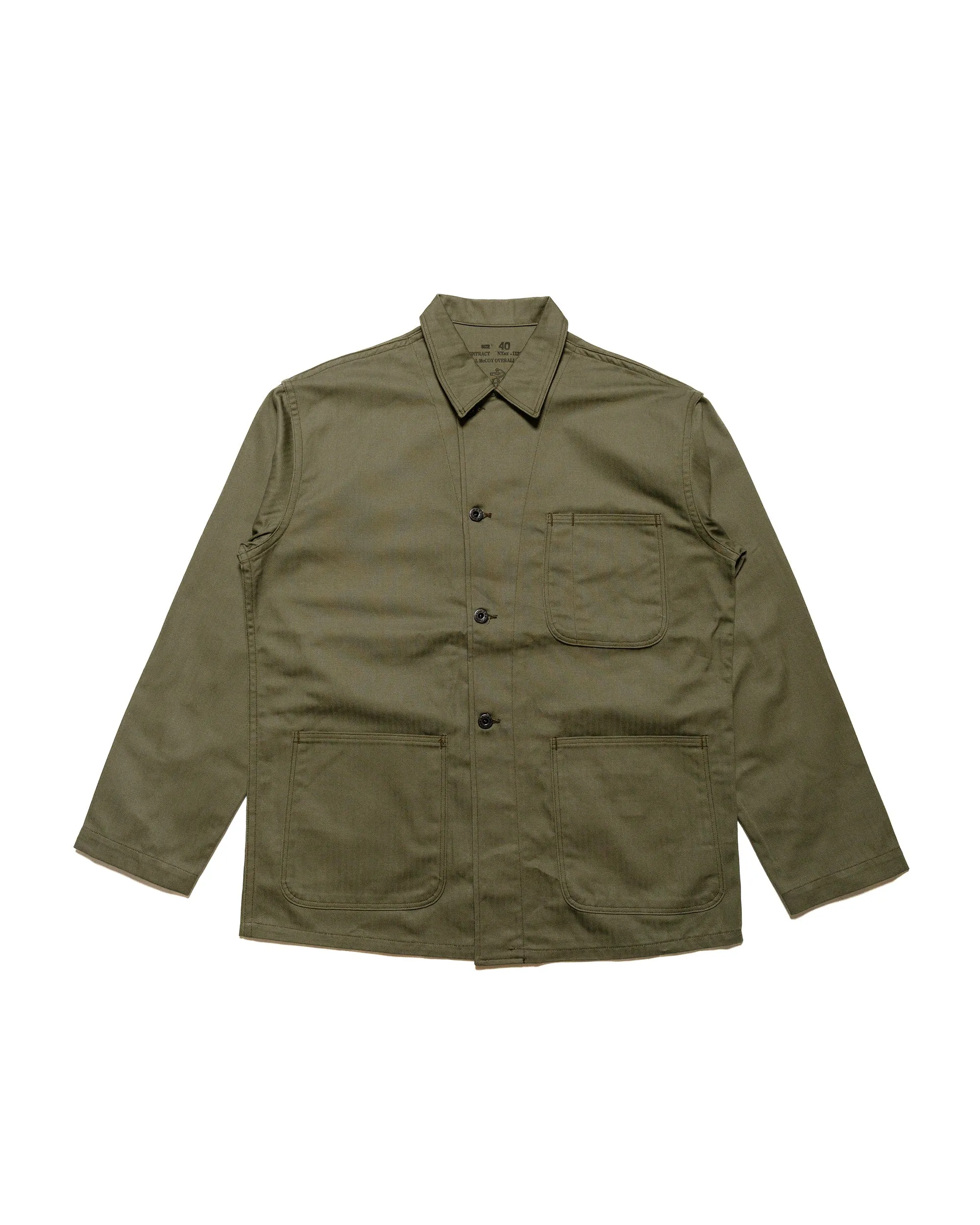 The Real McCoy's MJ22012 Jacket, Utility N-3 (Model 220) Olive sold by Lost & Found