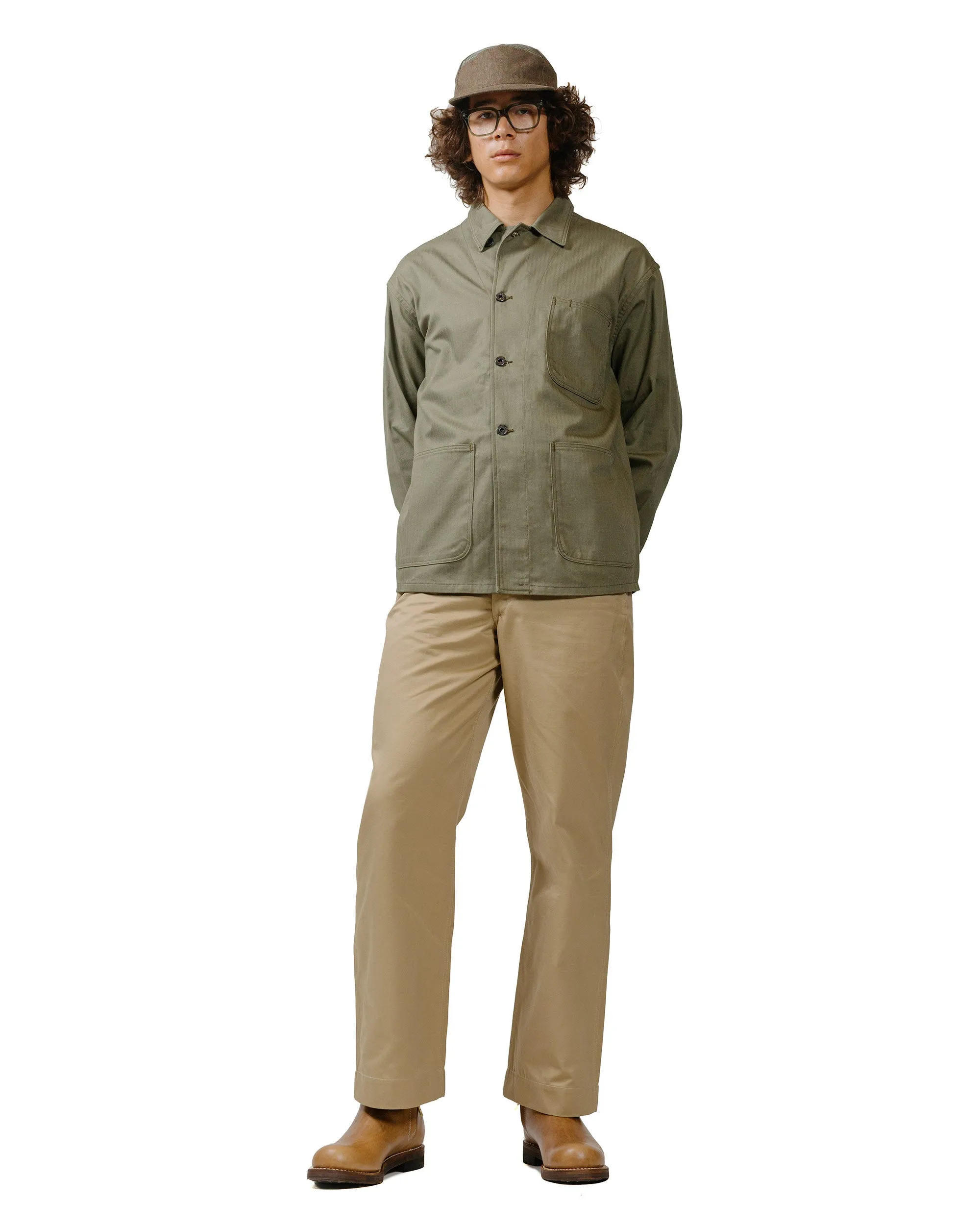 The Real McCoy's MJ22012 Jacket, Utility N-3 (Model 220) Olive sold by Lost & Found product image thumbnail 4