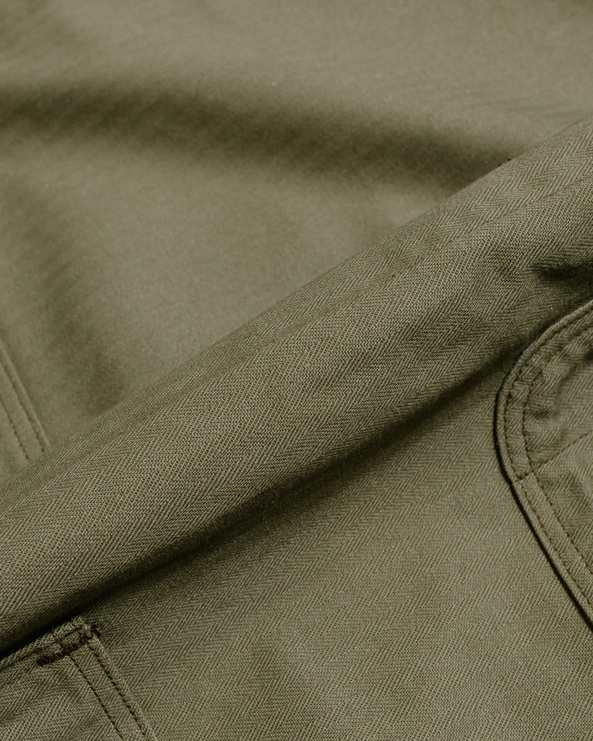The Real McCoy's MJ22012 Jacket, Utility N-3 (Model 220) Olive sold by Lost & Found product image thumbnail 5