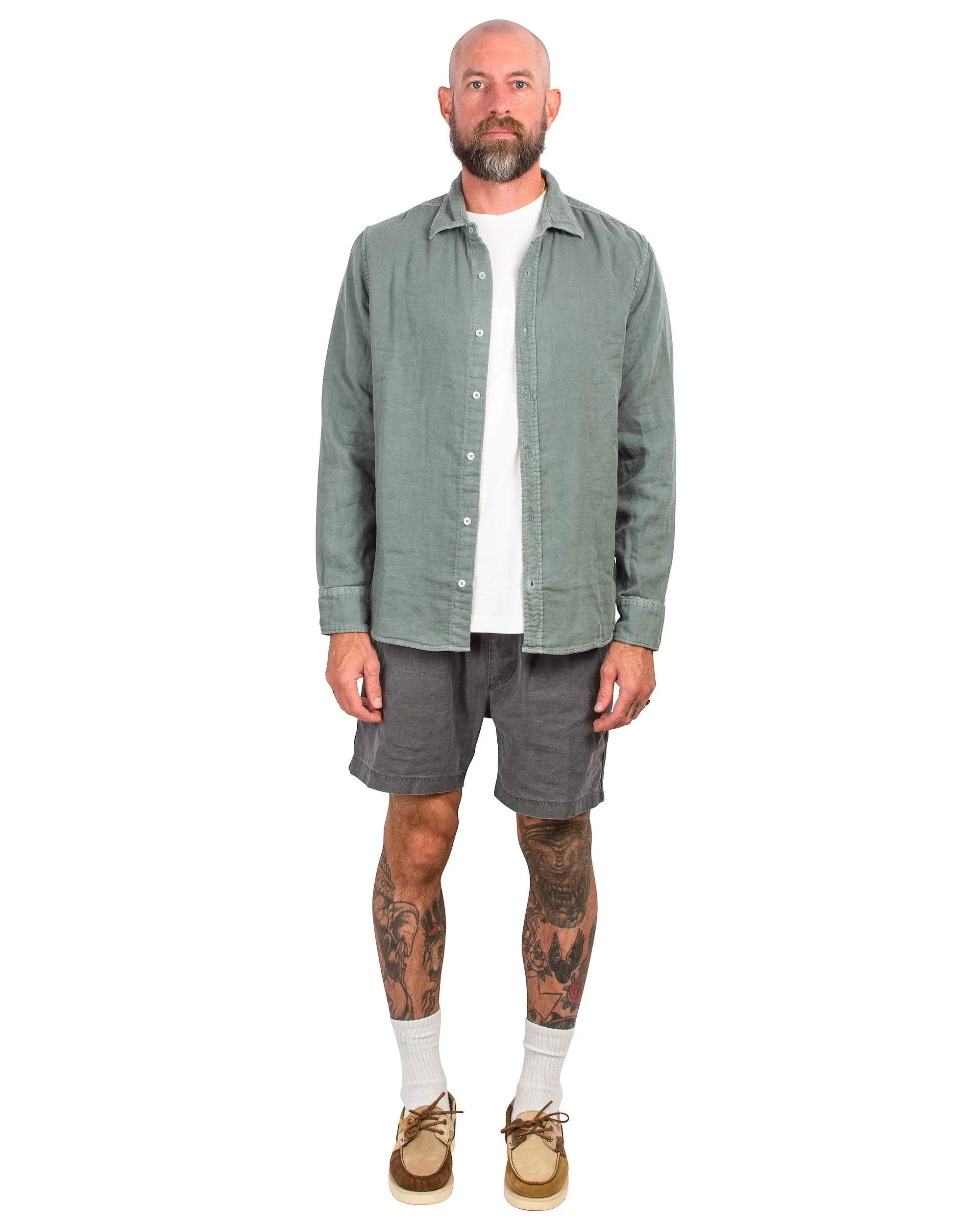 Save Khaki United Triple Gauze Easy Shirt Sage sold by Lost & Found product image thumbnail 2