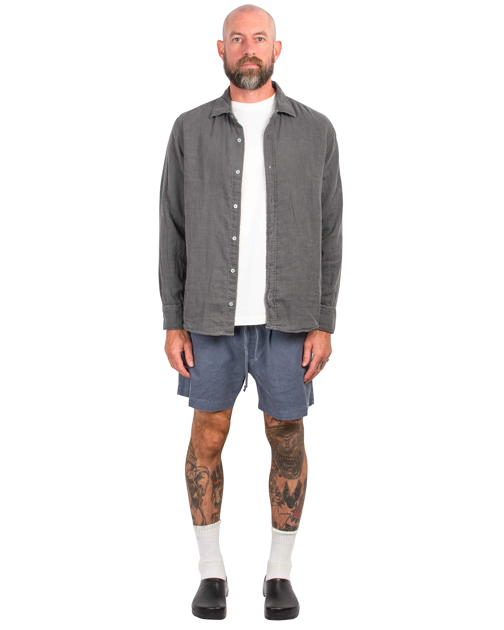 Save Khaki United Triple Gauze Easy Shirt Black sold by Lost & Found product image thumbnail 2