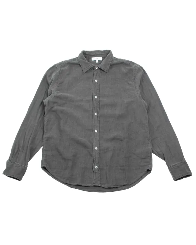 Save Khaki United Triple Gauze Easy Shirt Black sold by Lost & Found