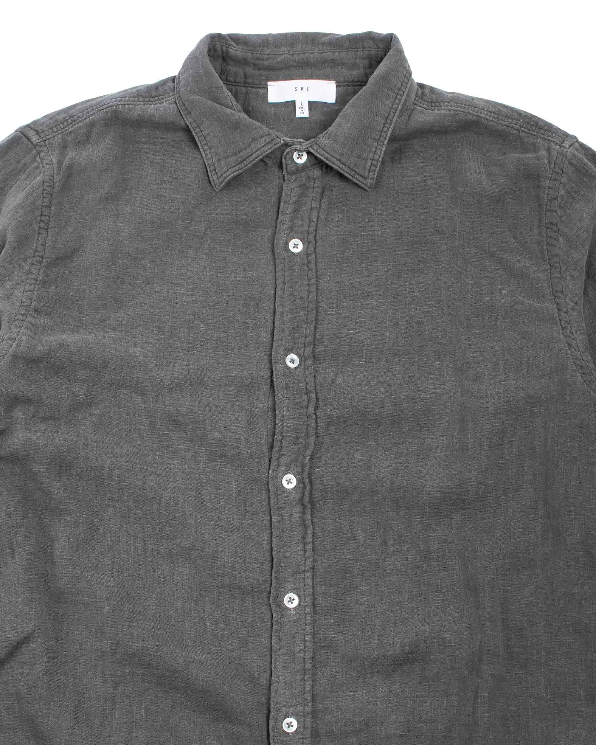 Save Khaki United Triple Gauze Easy Shirt Black sold by Lost & Found product image thumbnail 5