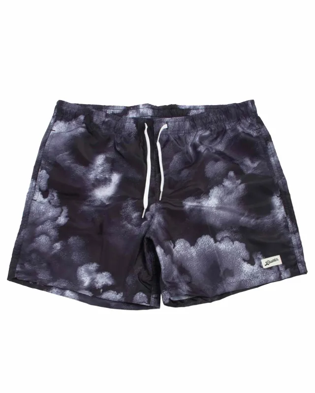 Bather Black Cloud Swim Trunk sold by Lost & Found