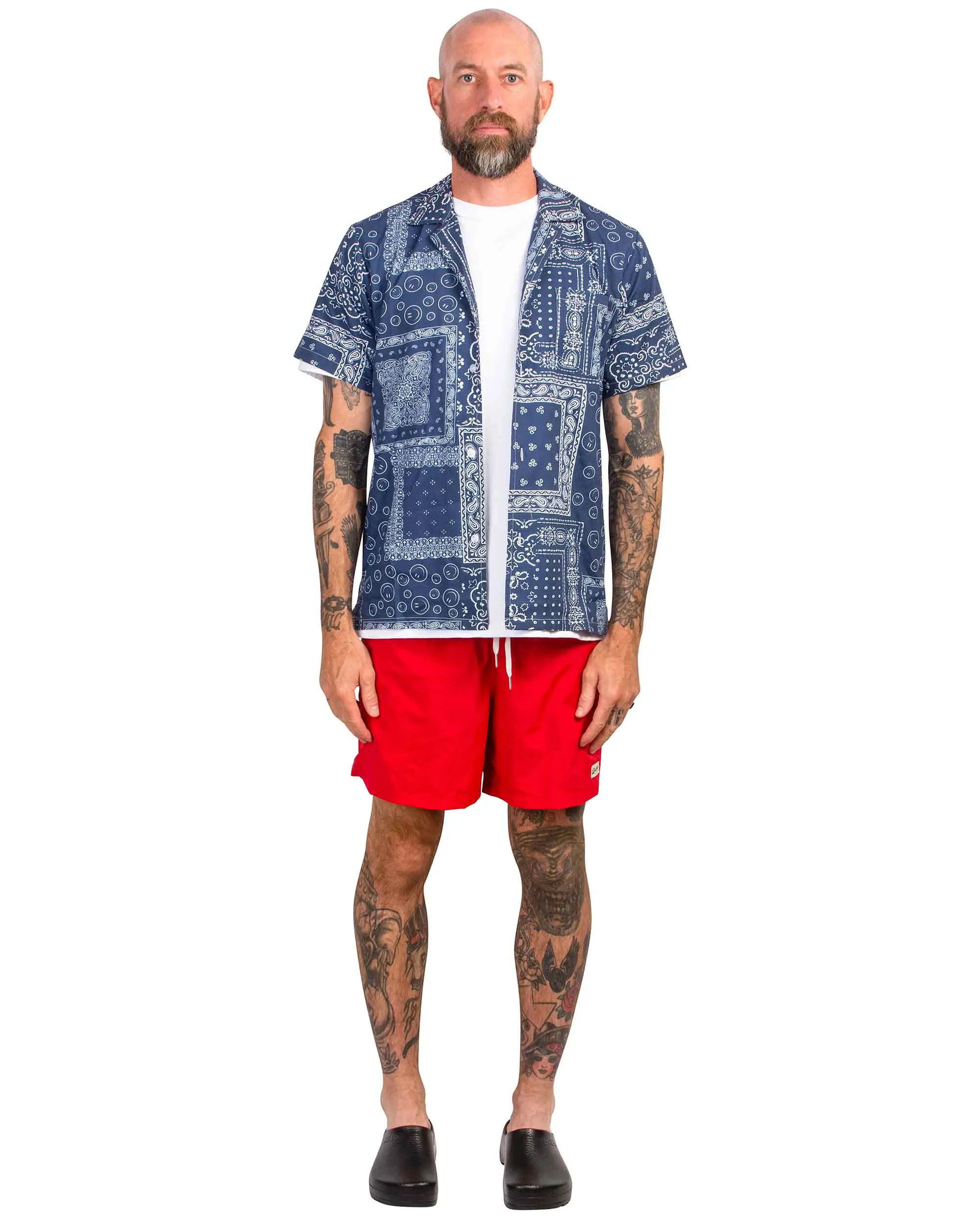 Bather Solid Red Swim Trunk sold by Lost & Found product image thumbnail 2