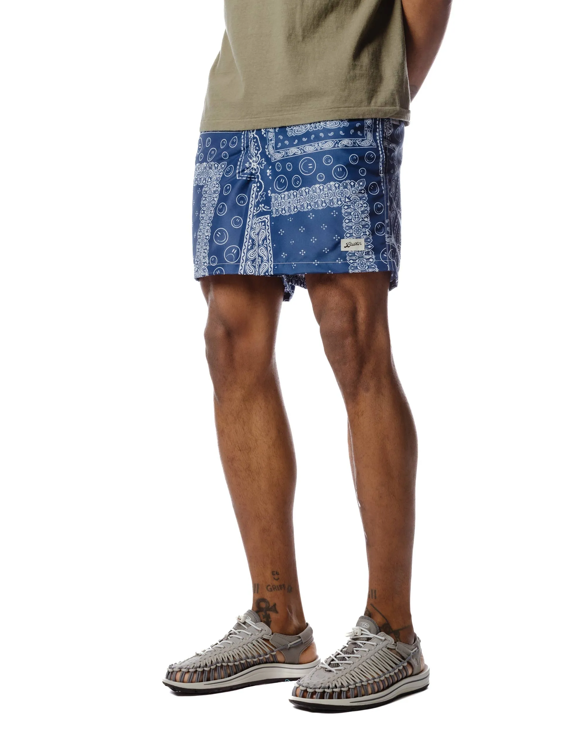 Bather Navy Bandana Swim Trunk sold by Lost & Found product image thumbnail 3