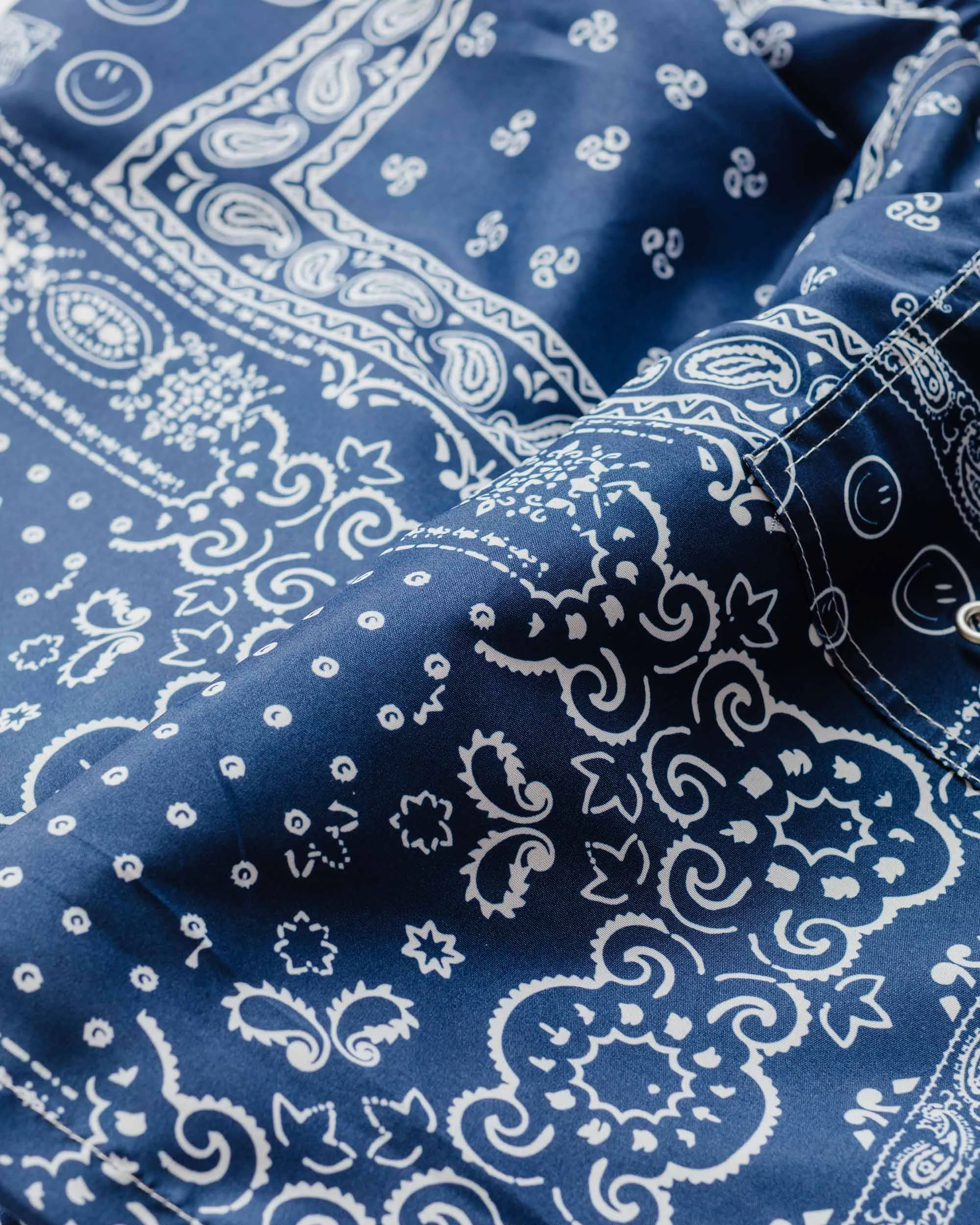 Bather Navy Bandana Swim Trunk sold by Lost & Found product image thumbnail 5