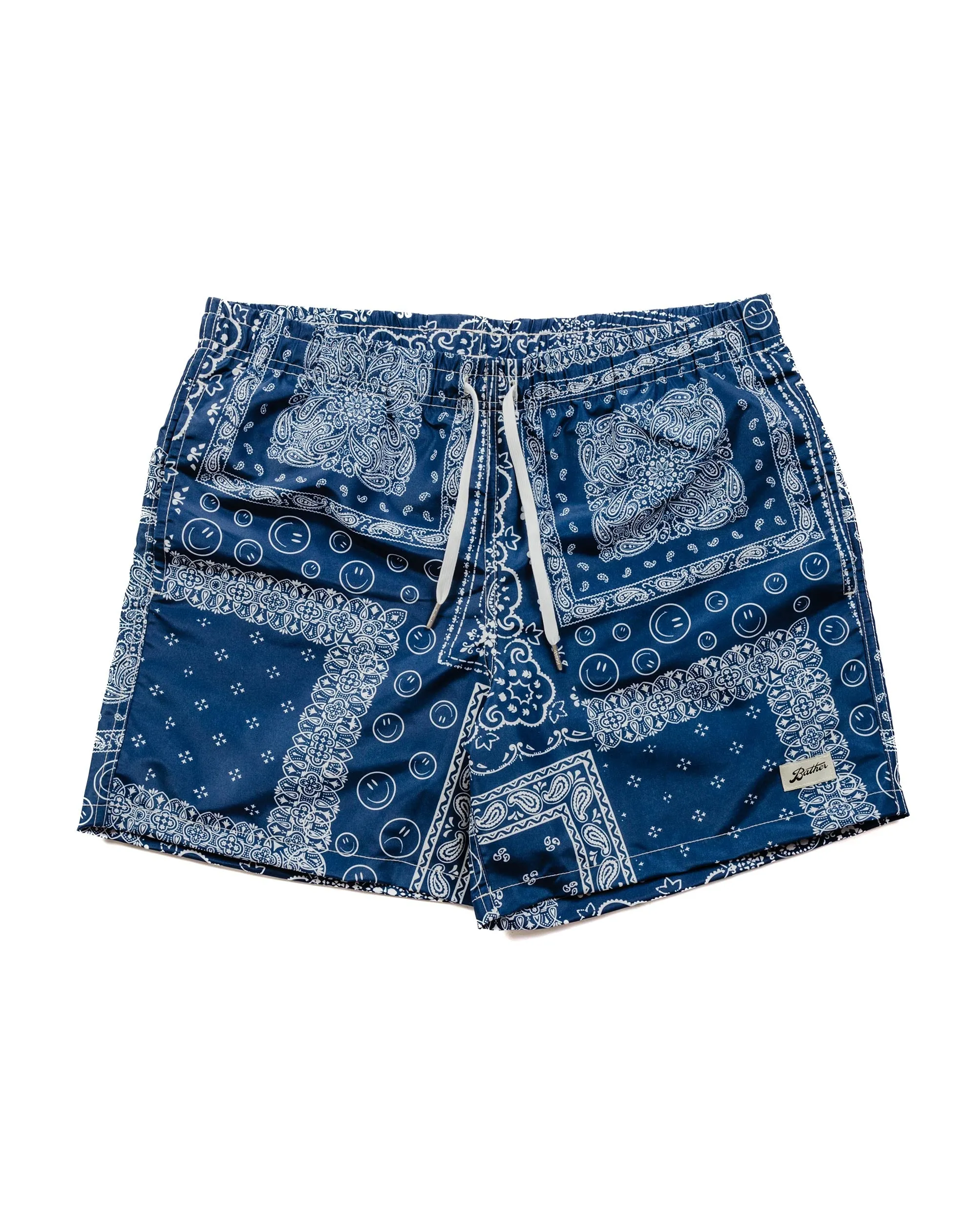 Bather Navy Bandana Swim Trunk sold by Lost & Found