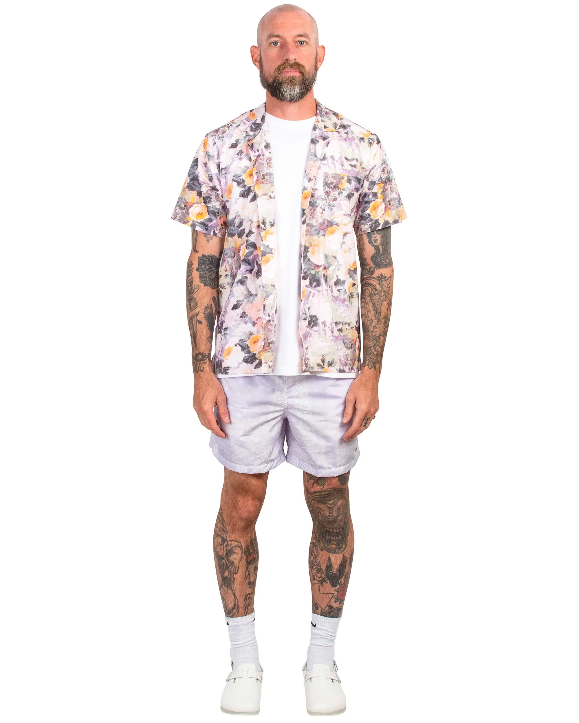 Bather Lilac Bandana Swim Trunk sold by Lost & Found product image thumbnail 2