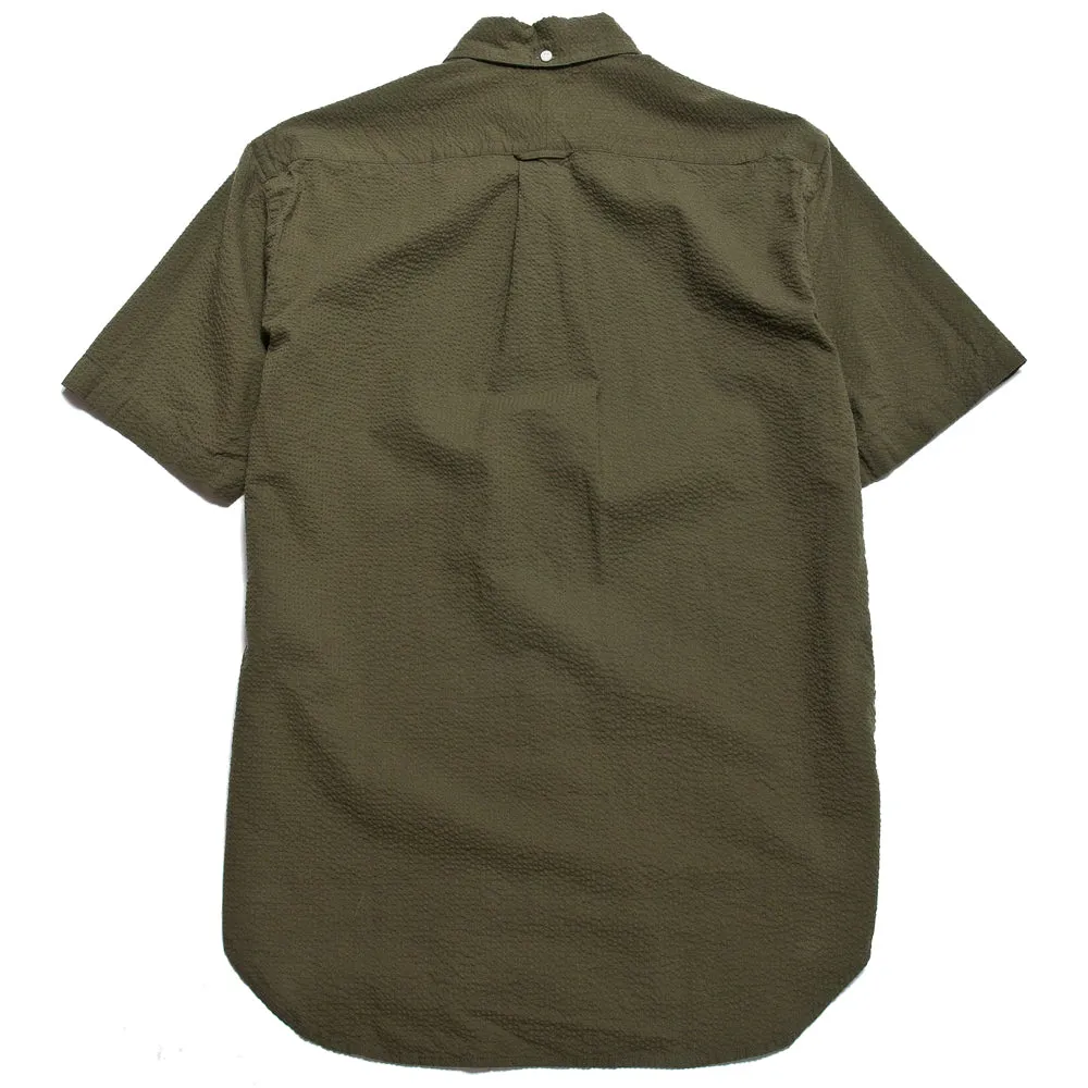 Gitman Vintage Bros. Olive Seersucker Shirt sold by Lost & Found product image thumbnail 2