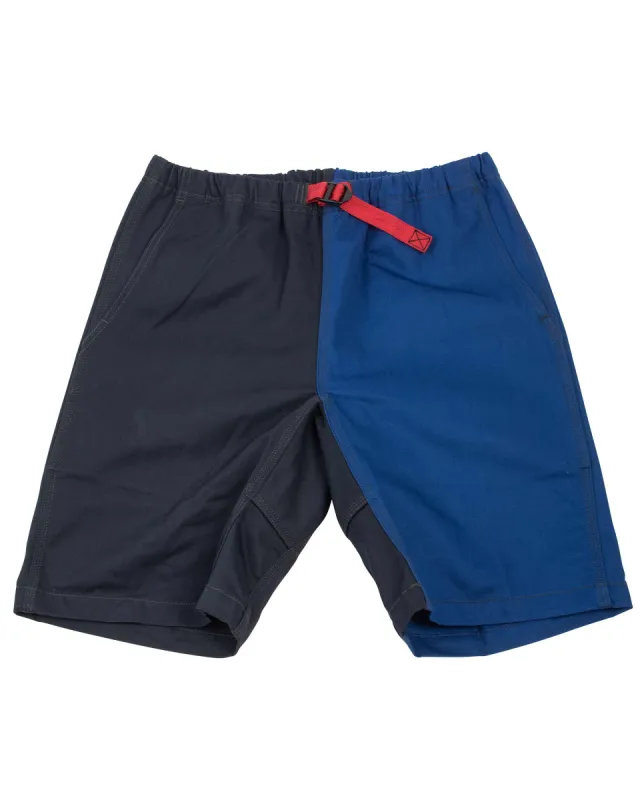 The Real McCoy's MP22020  Climbers' Shorts (Multi-Tone) Blue sold by Lost & Found