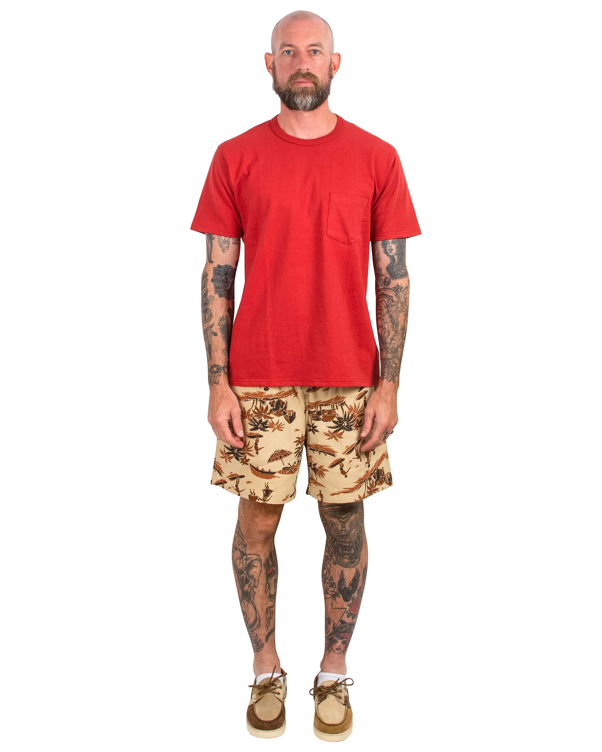 The Real McCoy's MC22006 Pocket Tee Cherry sold by Lost & Found product image thumbnail 2