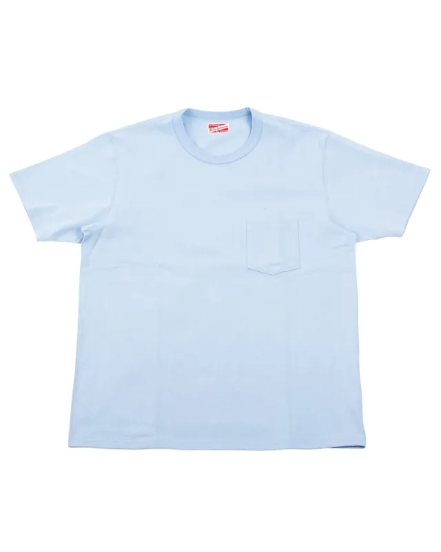 The Real McCoy's MC22006 Pocket Tee Saxe sold by Lost & Found