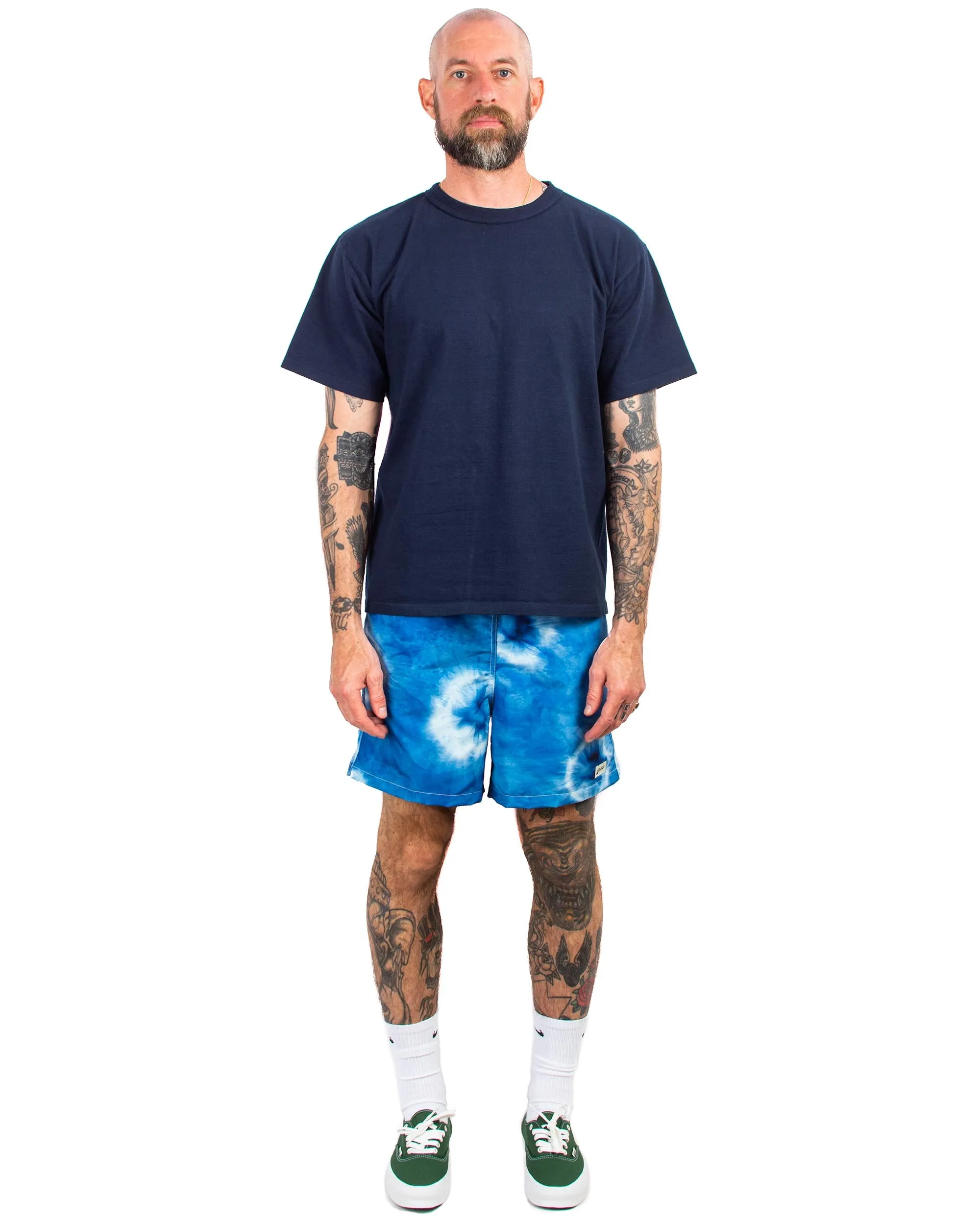Bather Blue Ne-Maki Shibori Swim Trunk sold by Lost & Found product image thumbnail 2