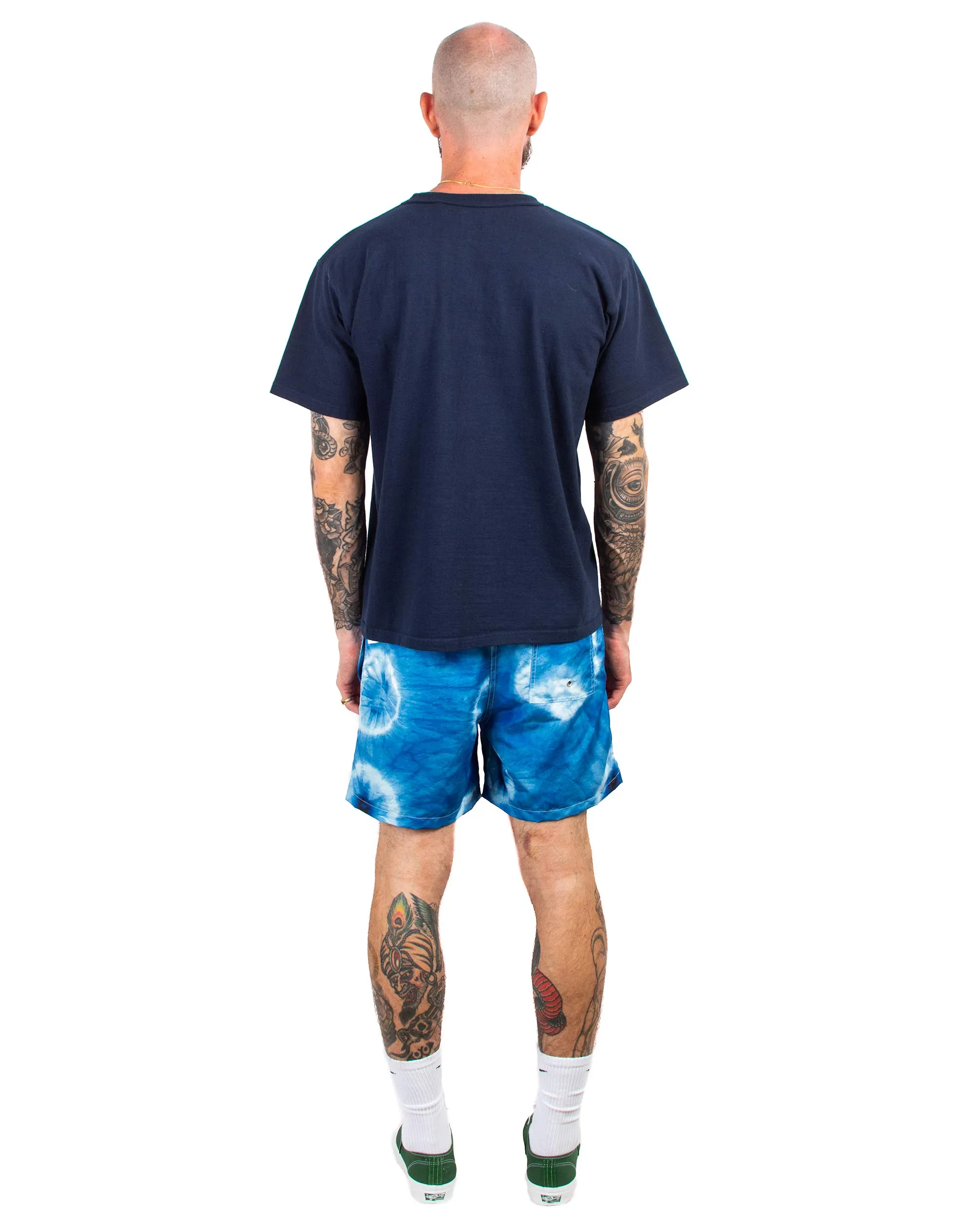 Bather Blue Ne-Maki Shibori Swim Trunk sold by Lost & Found product image thumbnail 3
