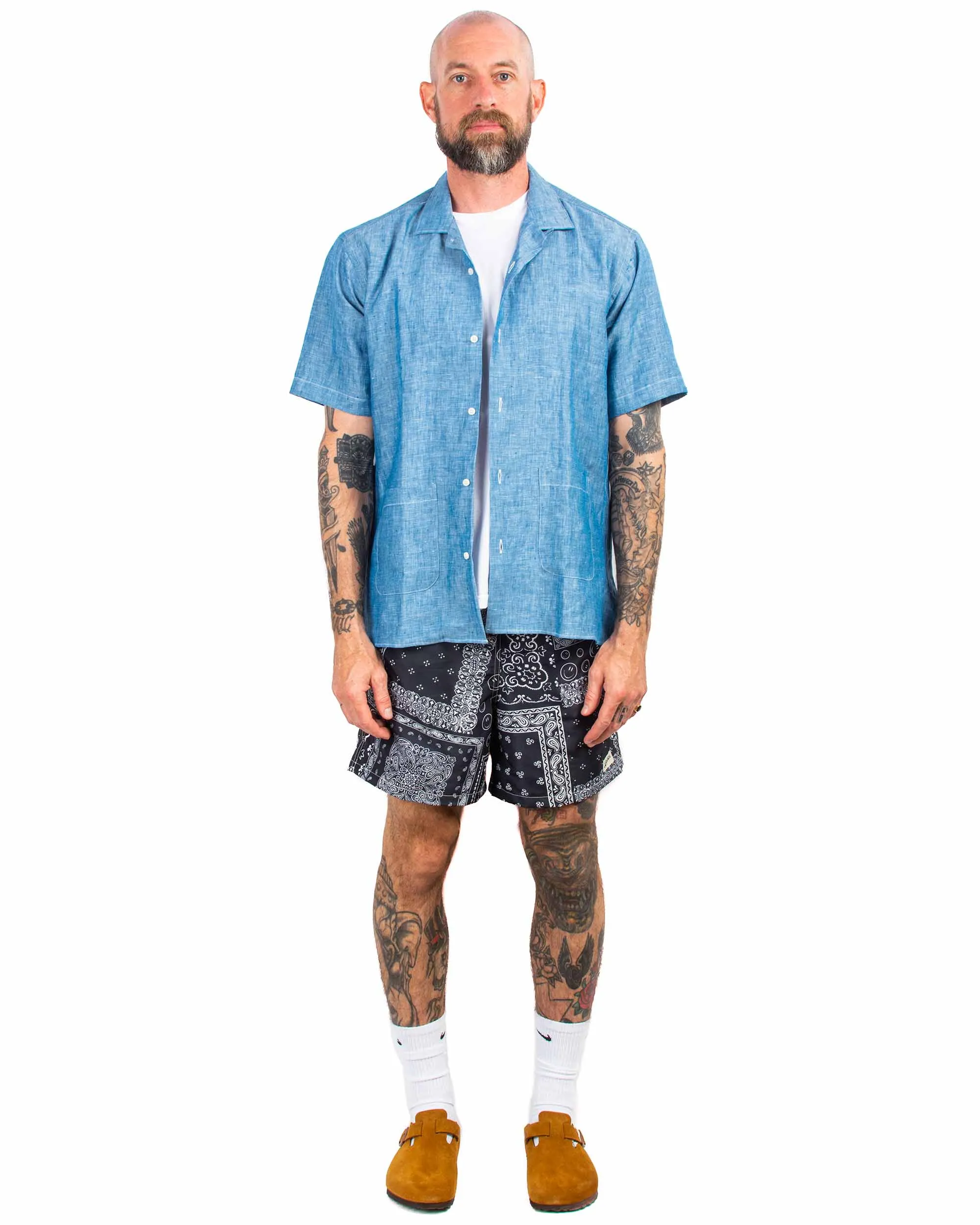 Bather Black Bandana Swim Trunk sold by Lost & Found product image thumbnail 2