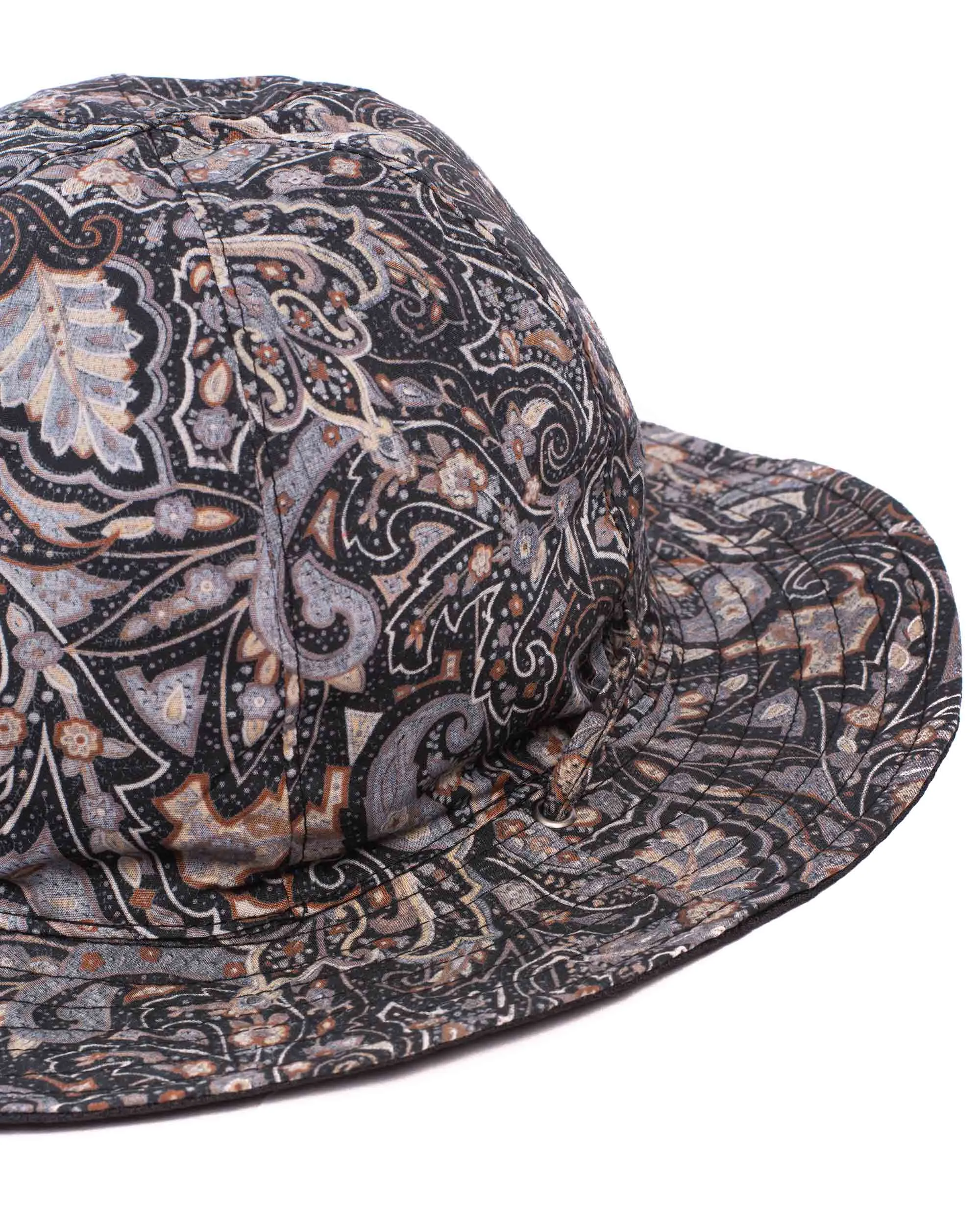 Found Feather Military Sun Hat (Reversible) Paisley + Yoryu Black sold by Lost & Found product image thumbnail 4
